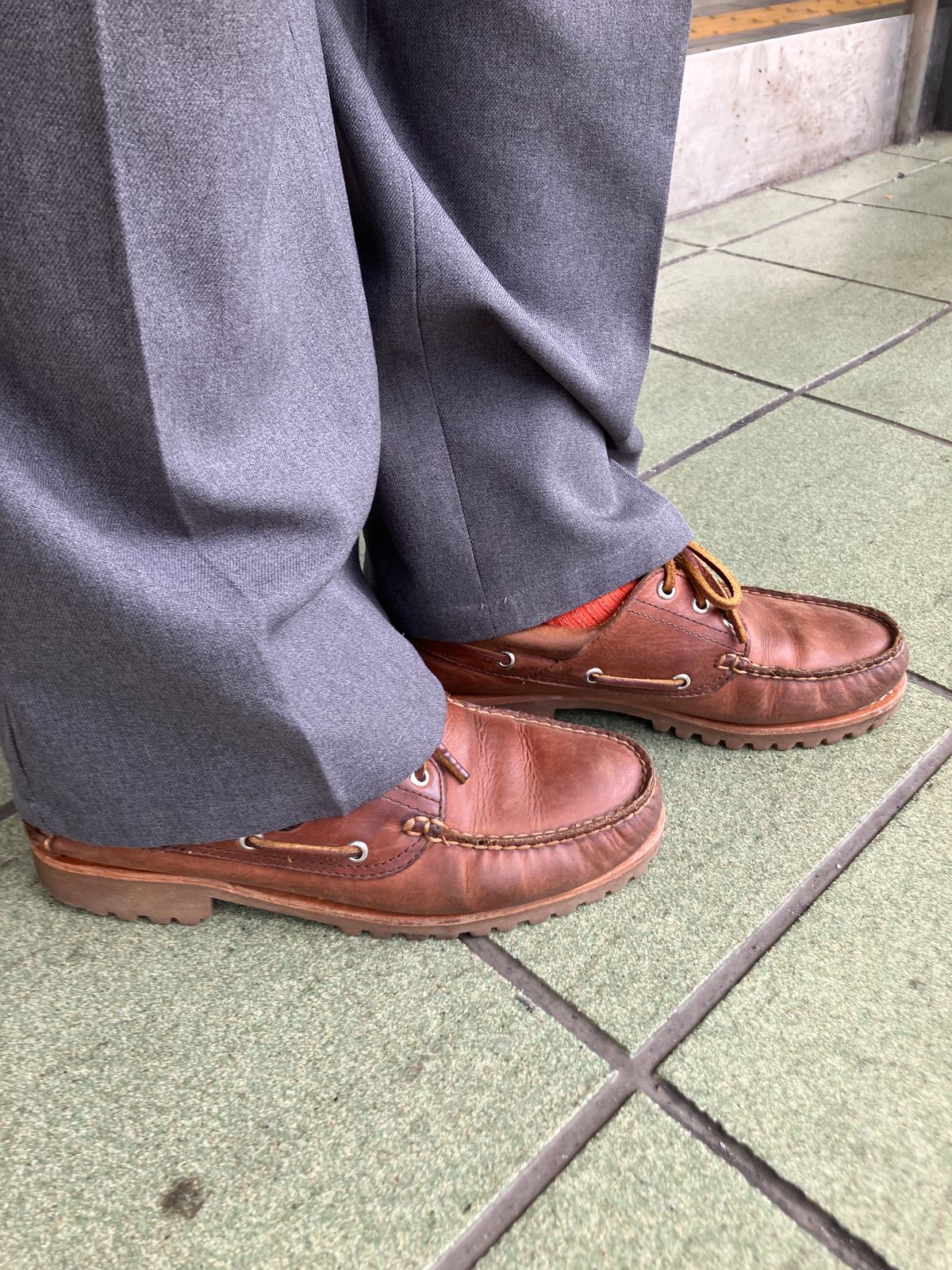 Photo by maru on July 10, 2025 of the Timberland 3eye Classic Lug in Full Grain Leather Brown.