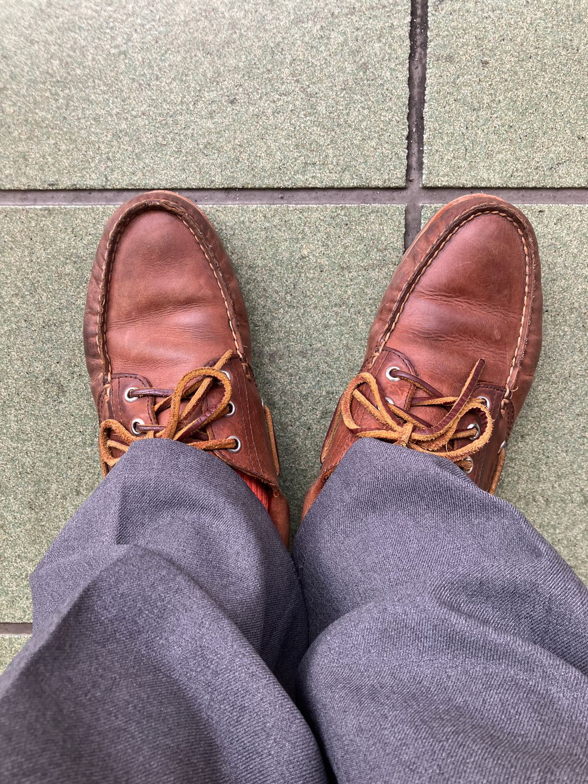Photo by maru on July 10, 2025 of the Timberland 3eye Classic Lug in Full Grain Leather Brown.