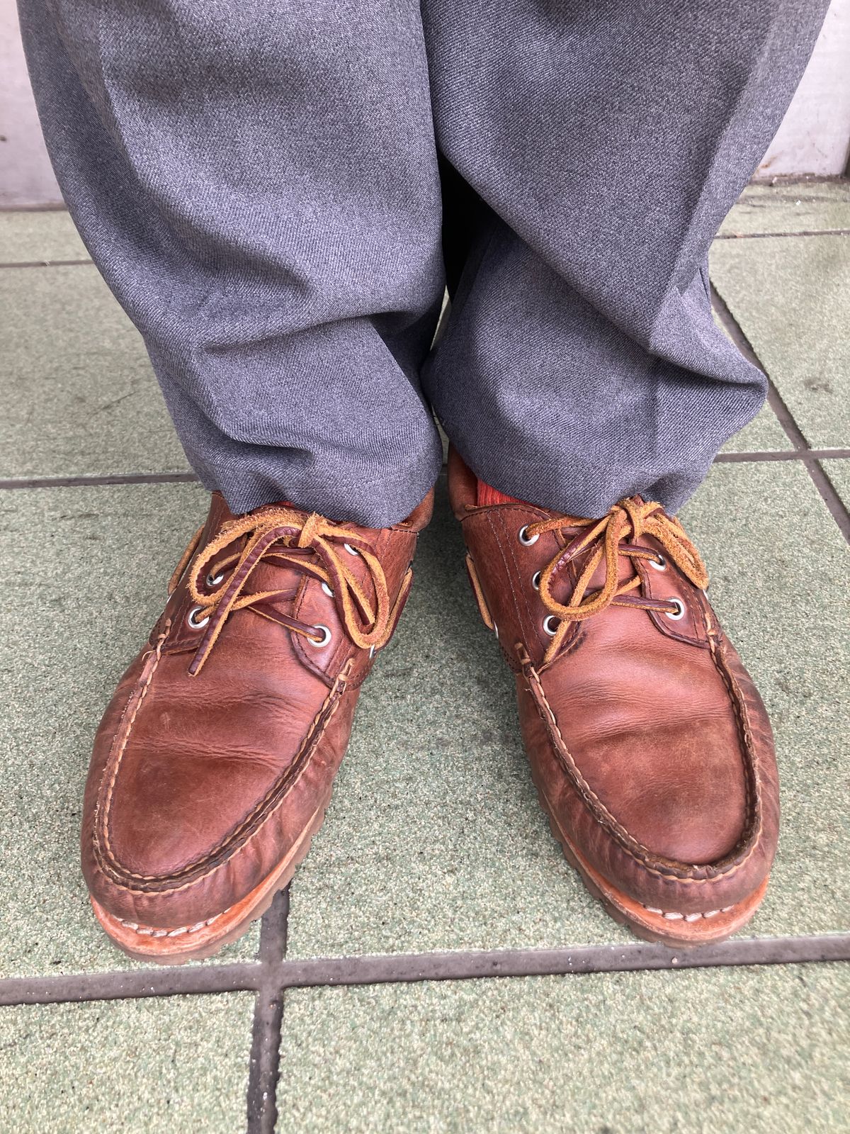 Photo by maru on July 10, 2025 of the Timberland 3eye Classic Lug in Full Grain Leather Brown.