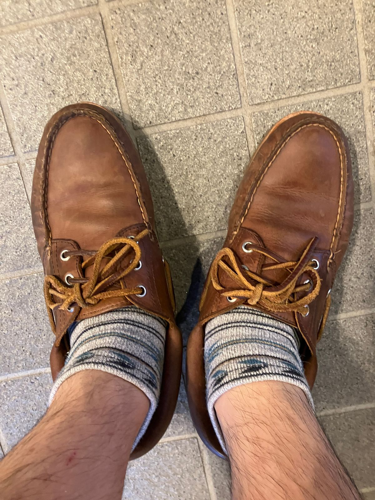 Photo by maru on June 29, 2025 of the Timberland 3eye Classic Lug in Full Grain Leather Brown.