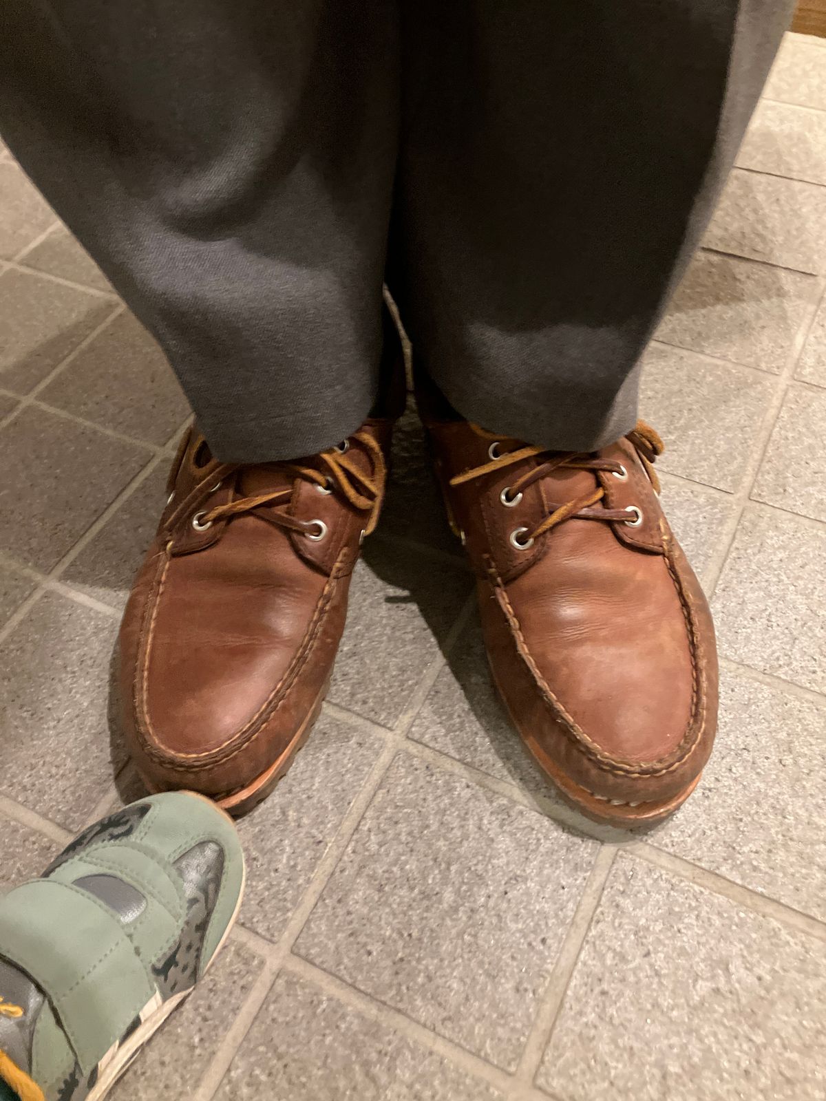 Photo by maru on April 5, 2025 of the Timberland 3eye Classic Lug in Full Grain Leather Brown.