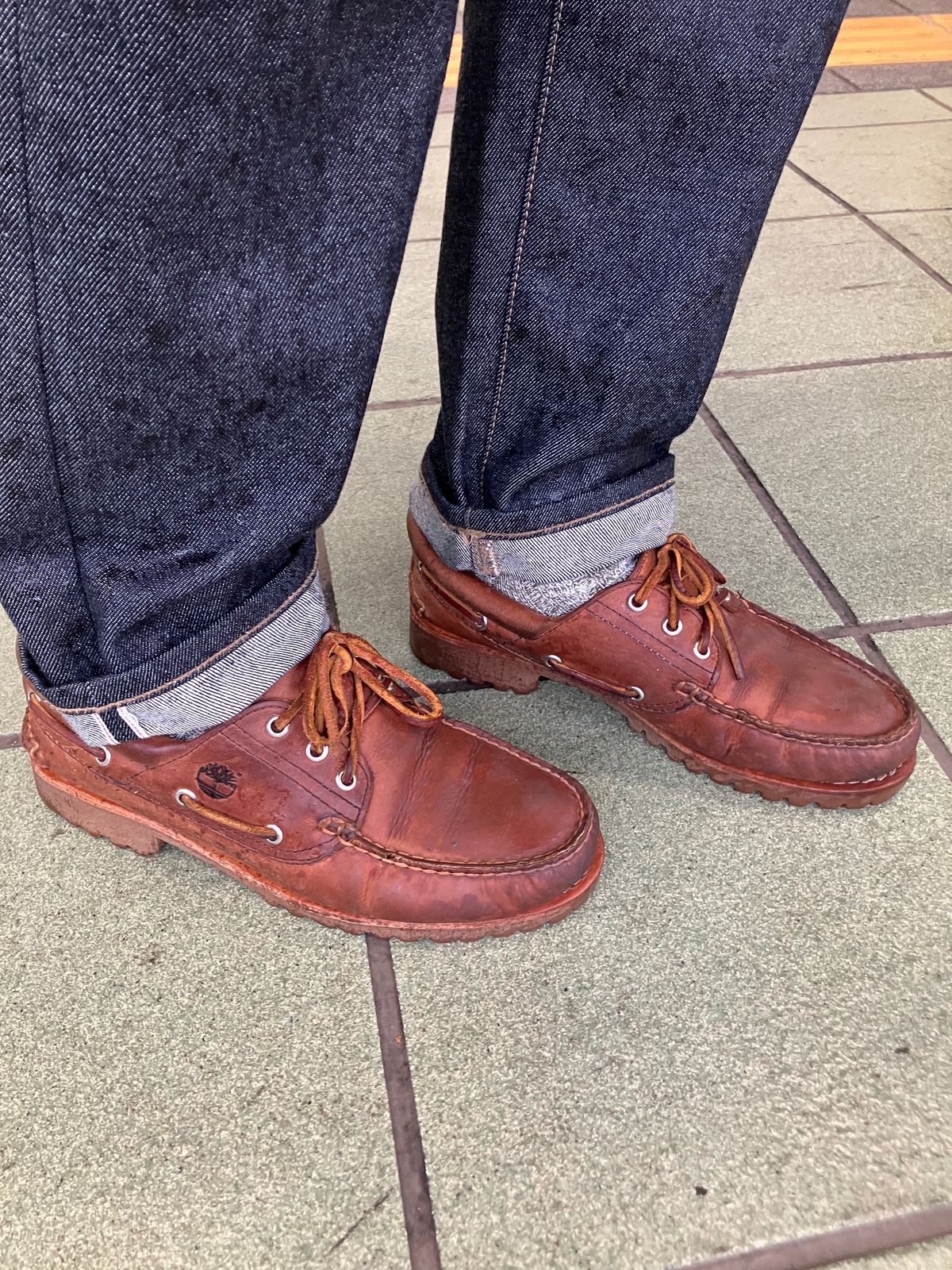 Photo by maru on March 3, 2025 of the Timberland 3eye Classic Lug in Full Grain Leather Brown.