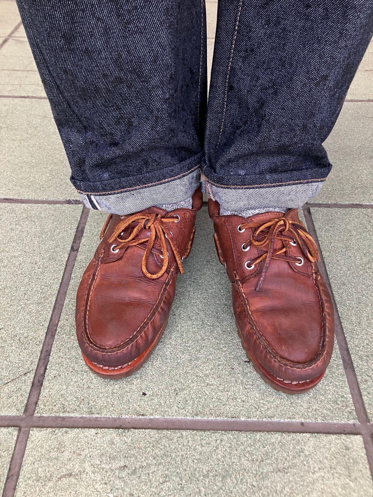 Photo by maru on March 3, 2025 of the Timberland 3eye Classic Lug in Full Grain Leather Brown.