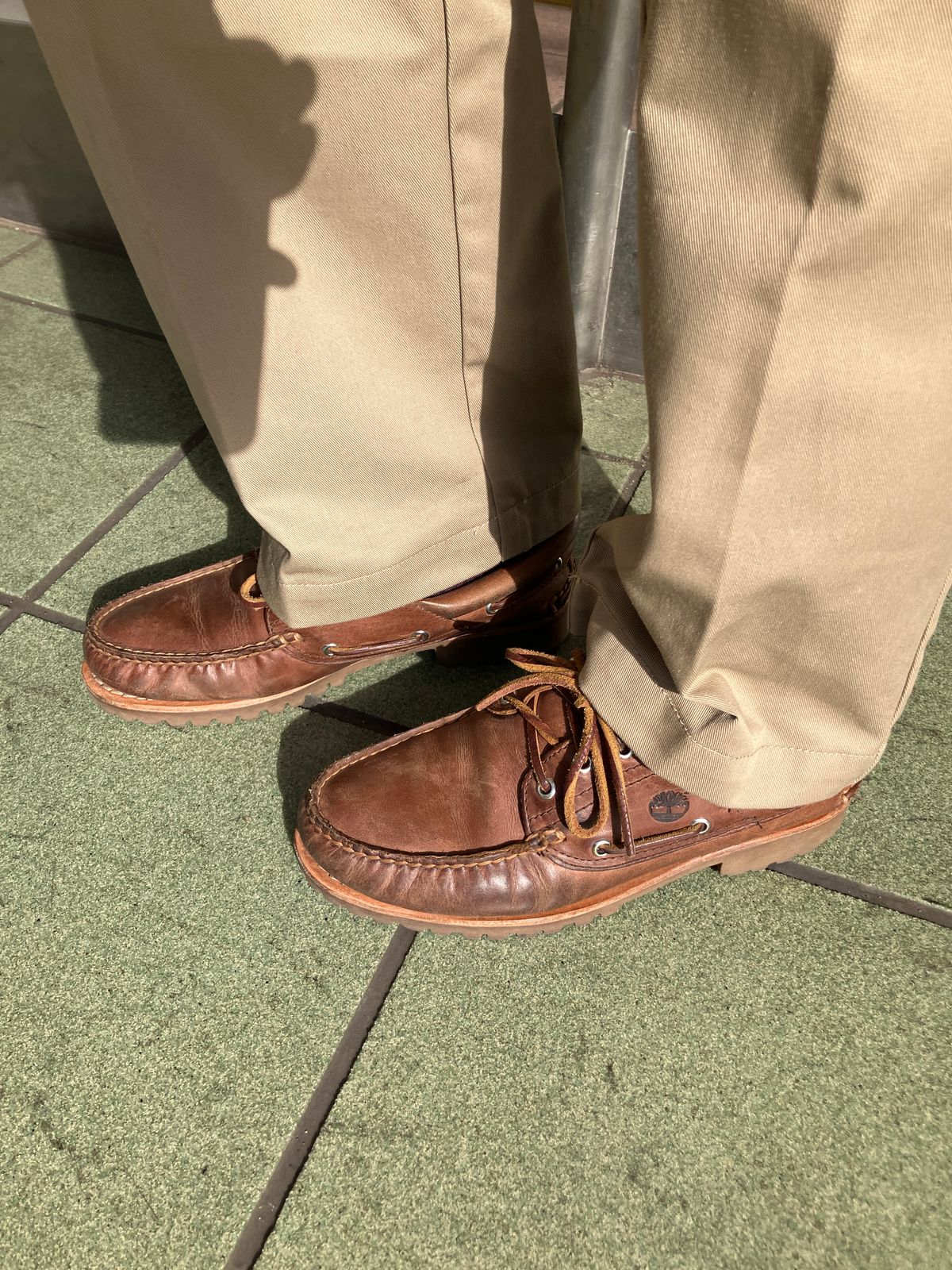 Photo by maru on February 18, 2025 of the Timberland 3eye Classic Lug in Full Grain Leather Brown.