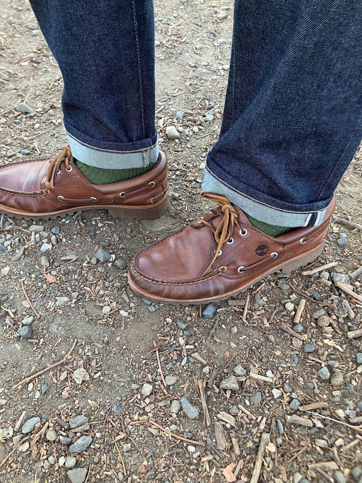 Photo by maru on February 9, 2025 of the Timberland 3eye Classic Lug in Full Grain Leather Brown.