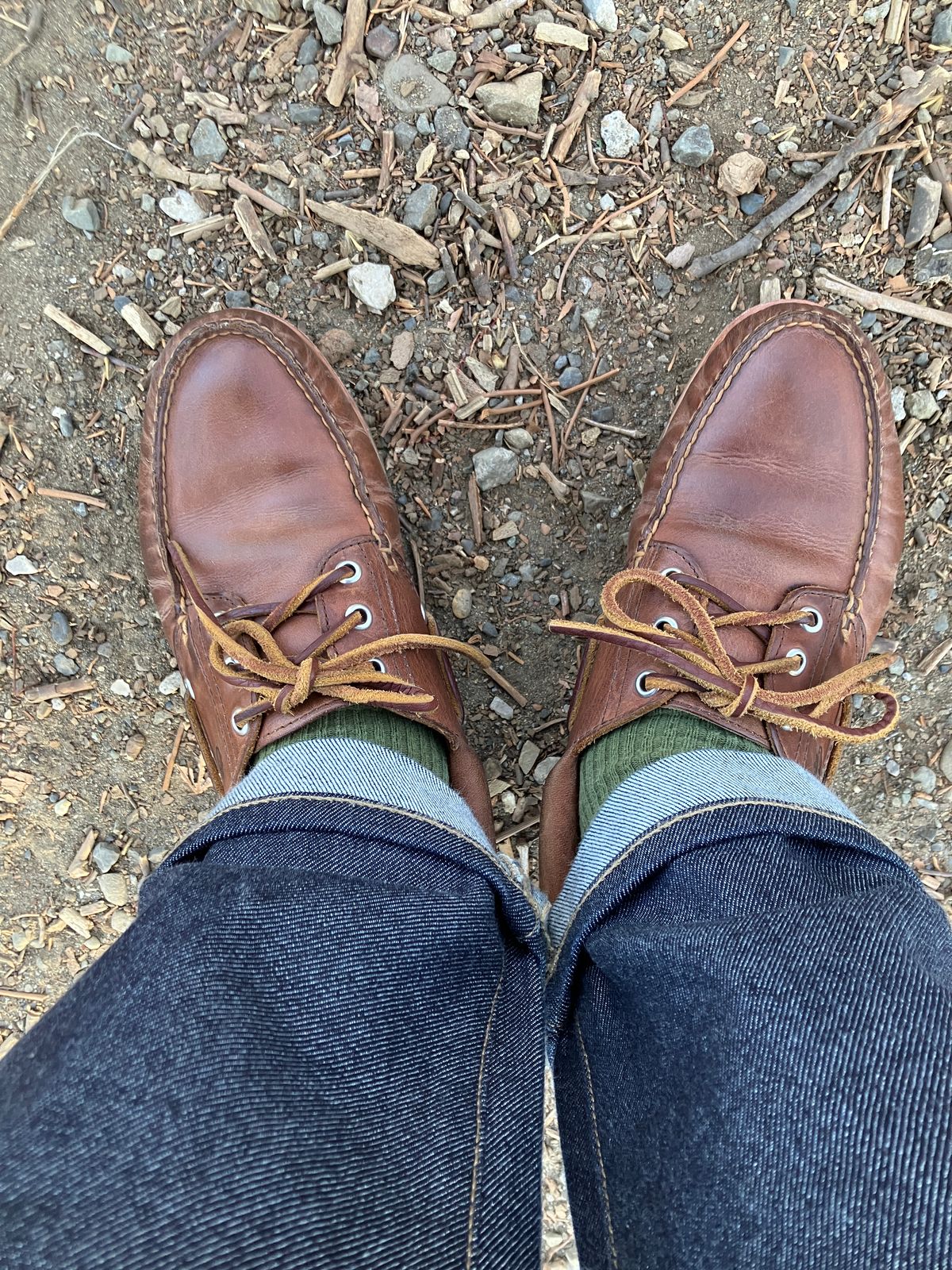 Photo by maru on February 9, 2025 of the Timberland 3eye Classic Lug in Full Grain Leather Brown.