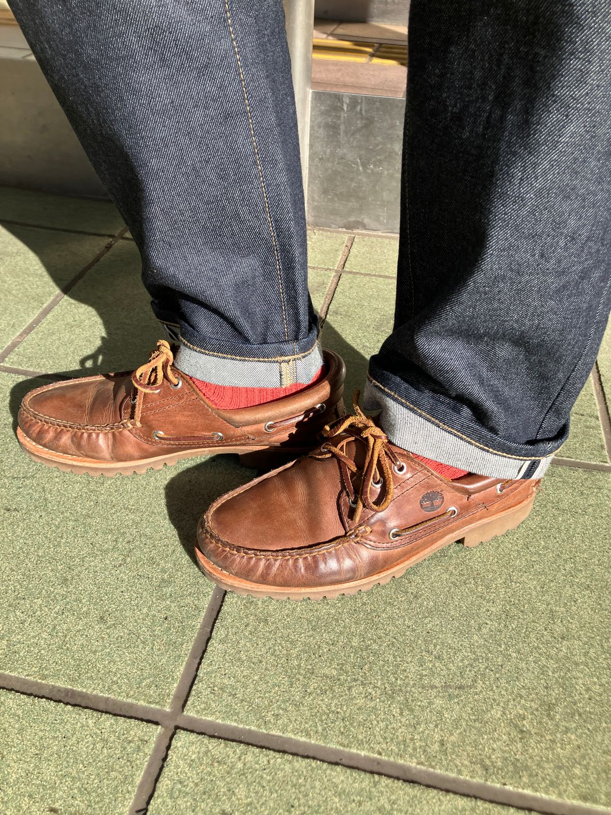 Photo by maru on February 14, 2025 of the Timberland 3eye Classic Lug in Full Grain Leather Brown.