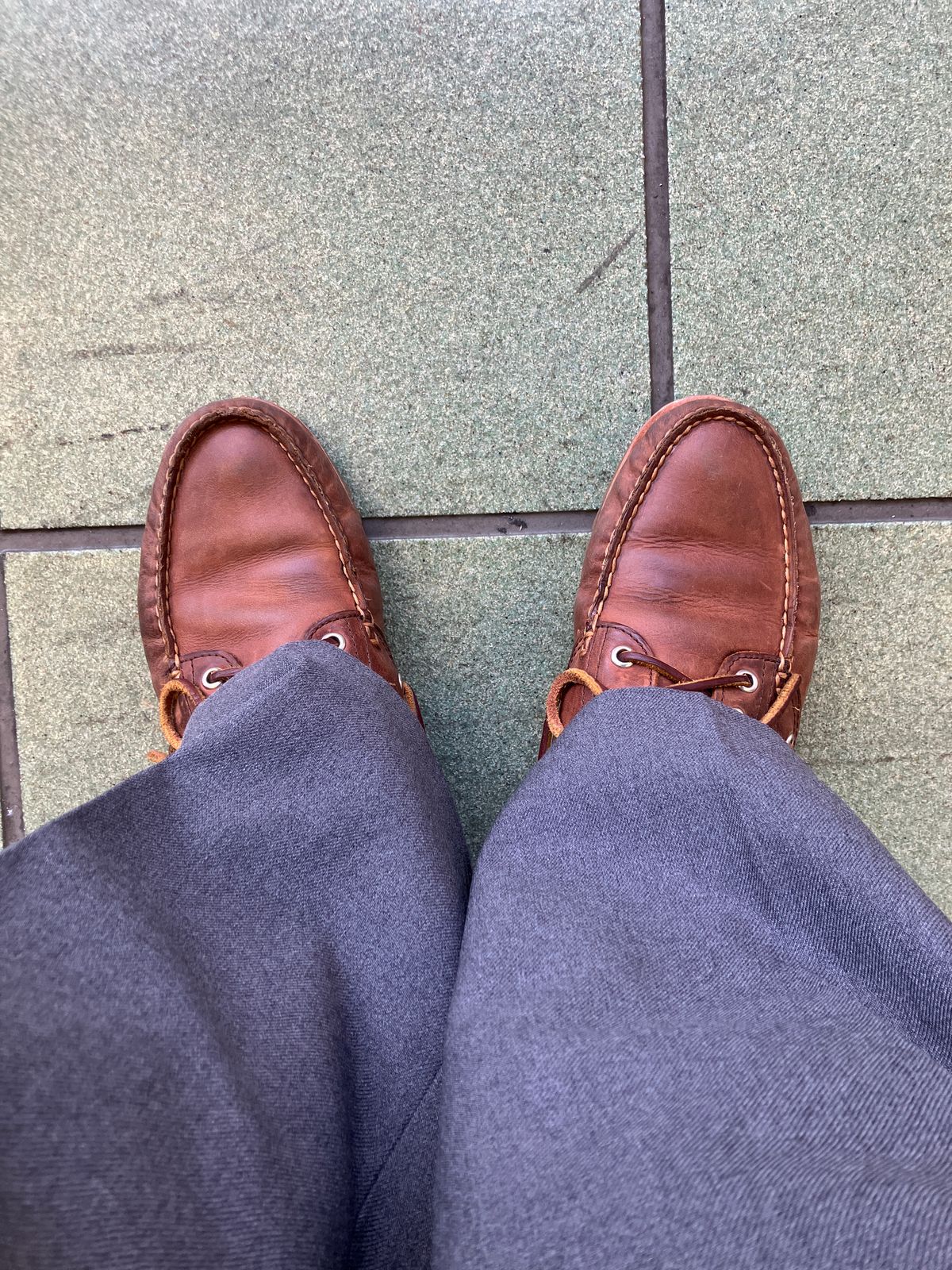 Photo by maru on January 8, 2025 of the Timberland 3eye Classic Lug in Full Grain Leather Brown.