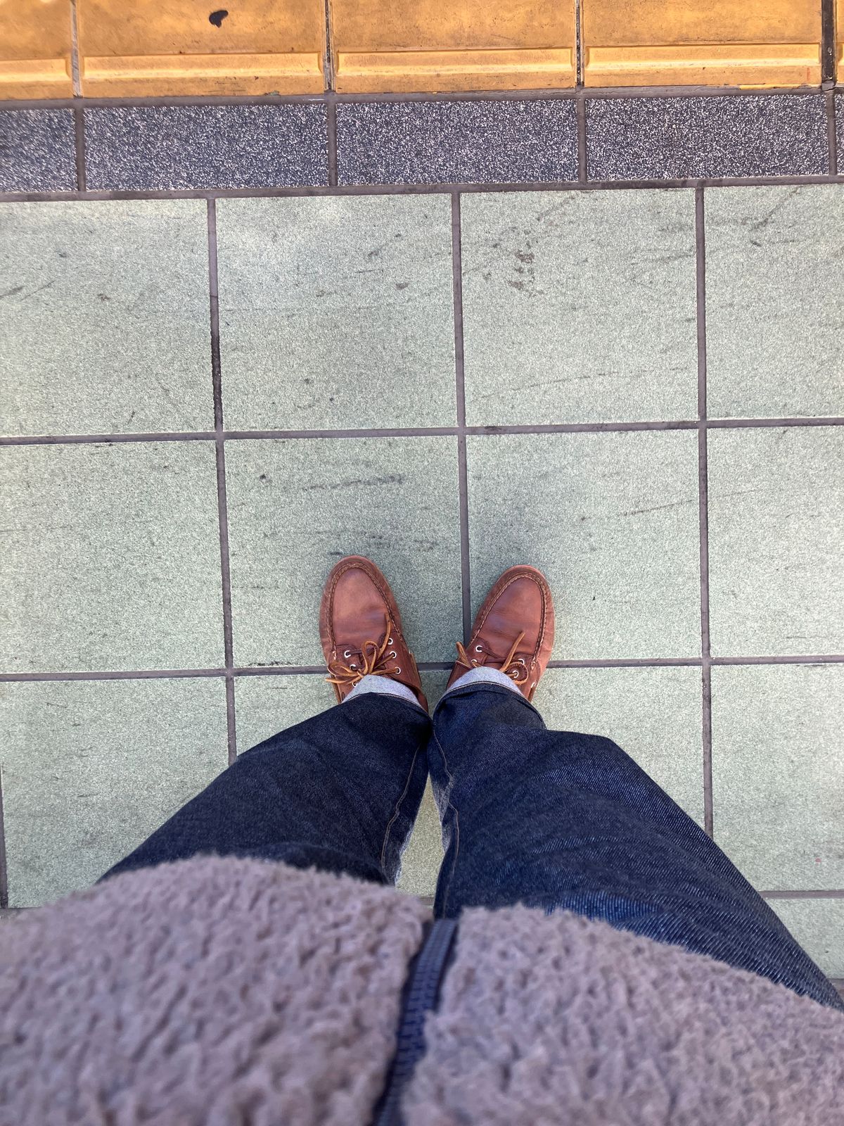 Photo by maru on January 28, 2025 of the Timberland 3eye Classic Lug in Full Grain Leather Brown.