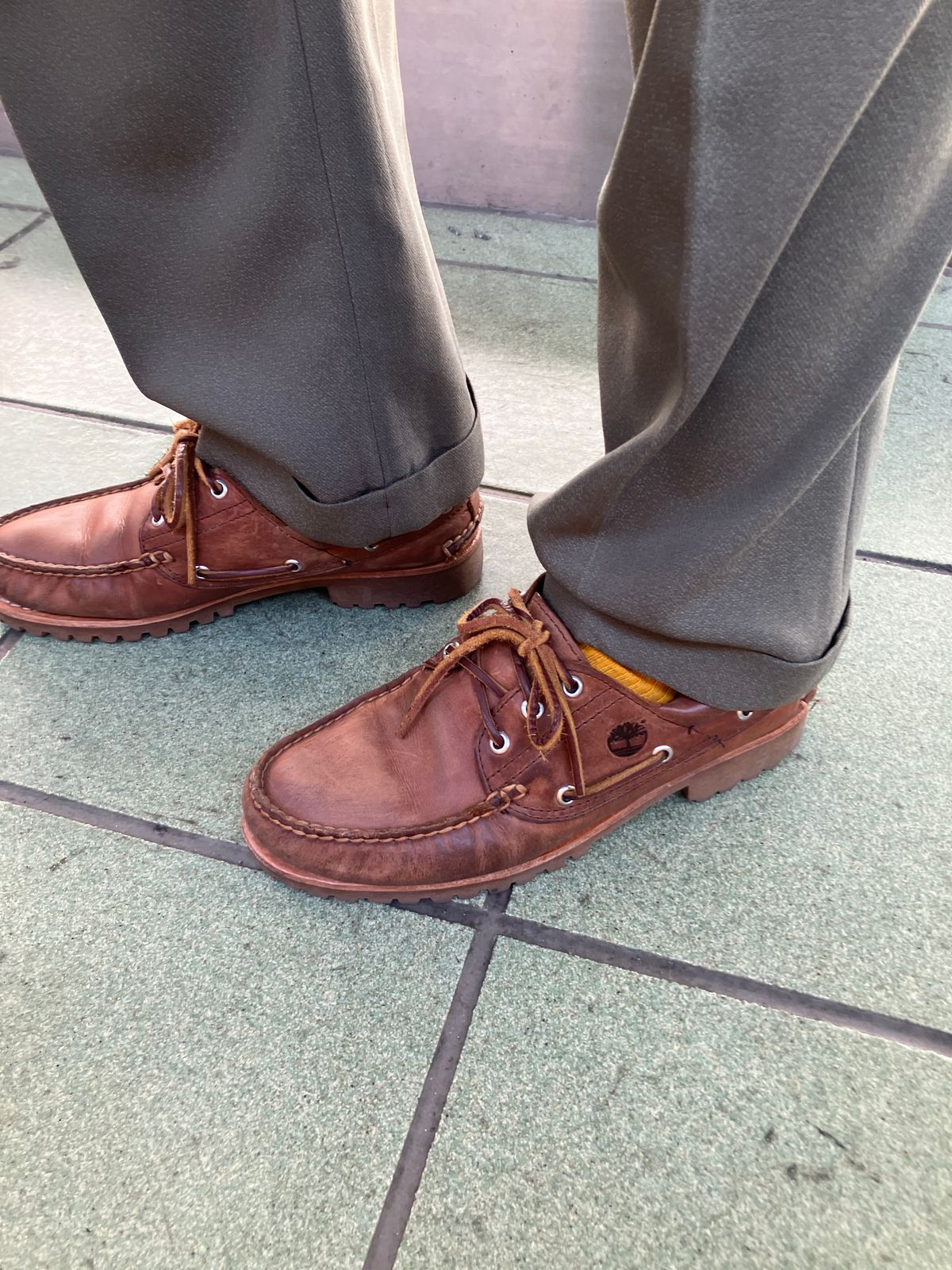 Photo by maru on January 24, 2025 of the Timberland 3eye Classic Lug in Full Grain Leather Brown.