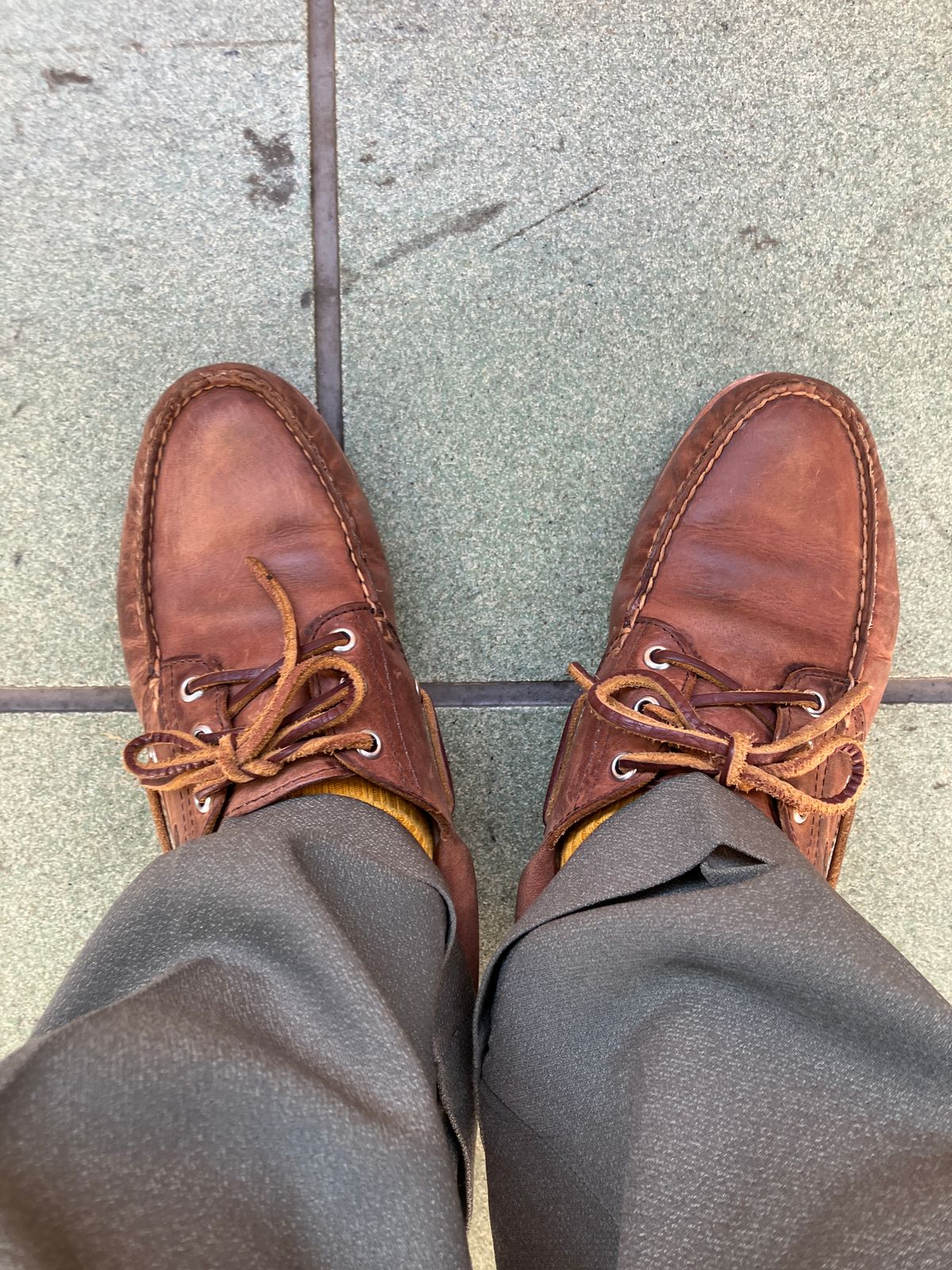Photo by maru on January 24, 2025 of the Timberland 3eye Classic Lug in Full Grain Leather Brown.