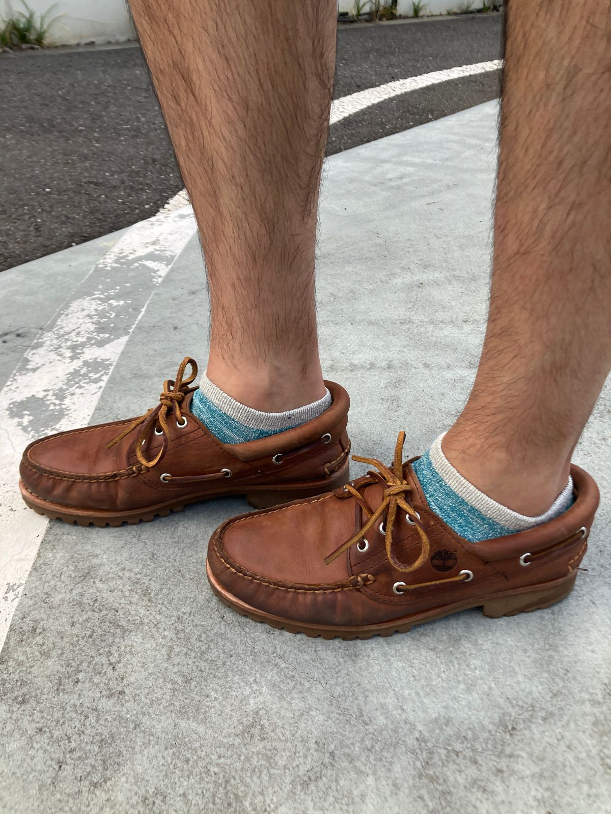 Photo by maru on August 3, 2025 of the Timberland 3eye Classic Lug in Full Grain Leather Brown.
