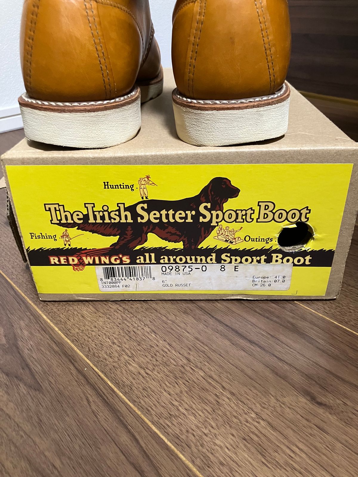 Photo by maru on September 20, 2024 of the Red Wing 6-Inch Classic Moc in S.B. Foot Sequoia Gold Russet.