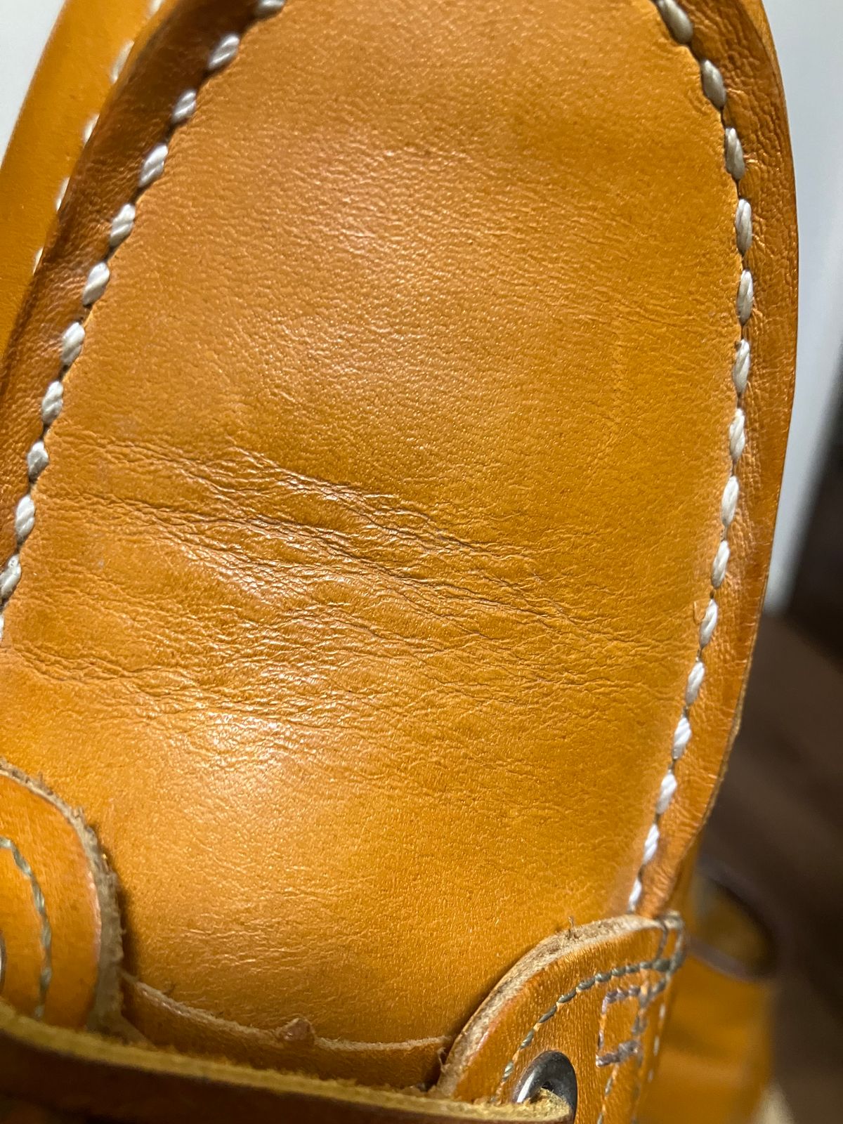 Photo by maru on September 20, 2024 of the Red Wing 6-Inch Classic Moc in S.B. Foot Sequoia Gold Russet.