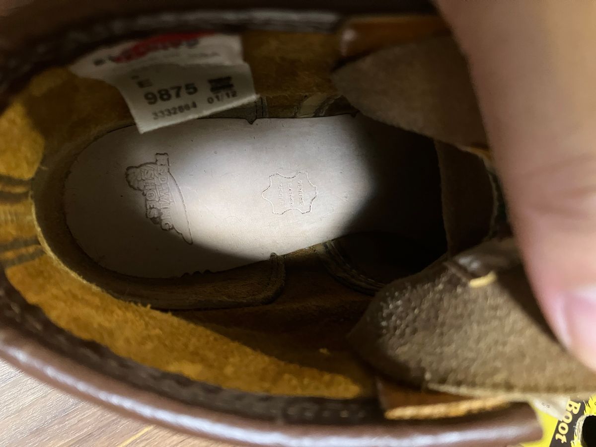 Photo by maru on September 20, 2024 of the Red Wing 6-Inch Classic Moc in S.B. Foot Sequoia Gold Russet.
