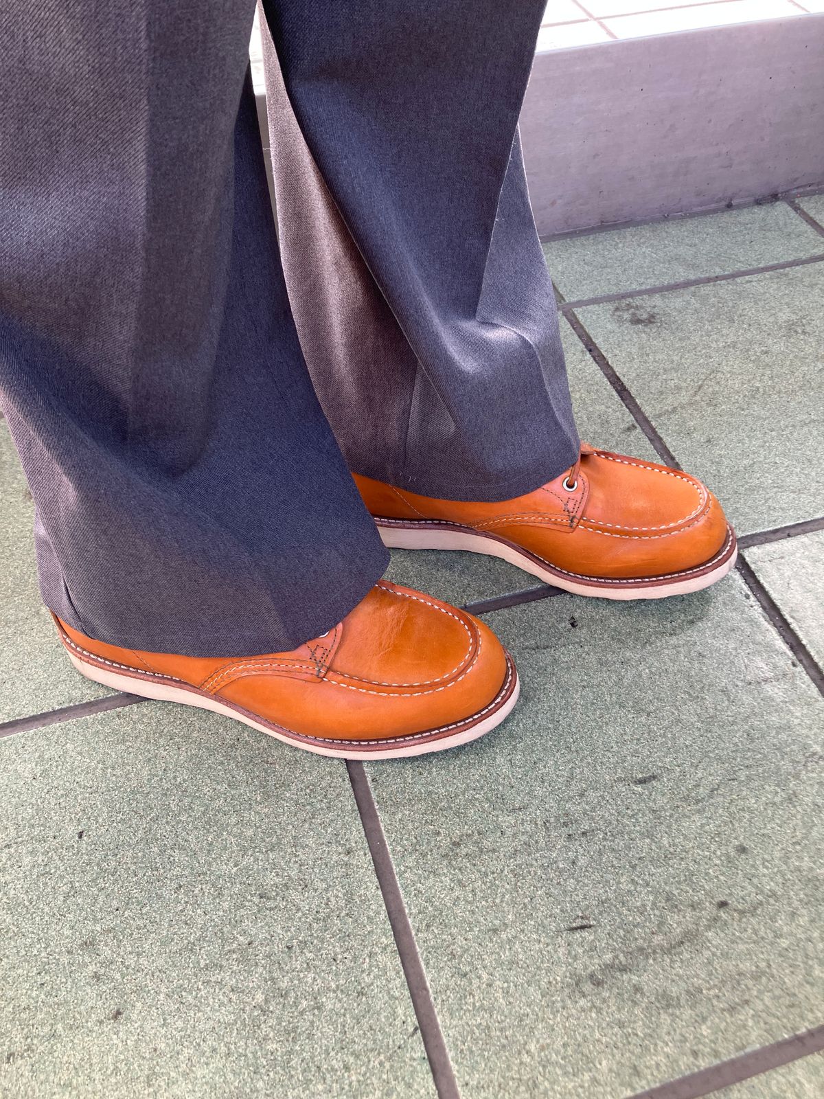 Photo by maru on February 5, 2025 of the Red Wing 6-Inch Classic Moc in S.B. Foot Sequoia Gold Russet.