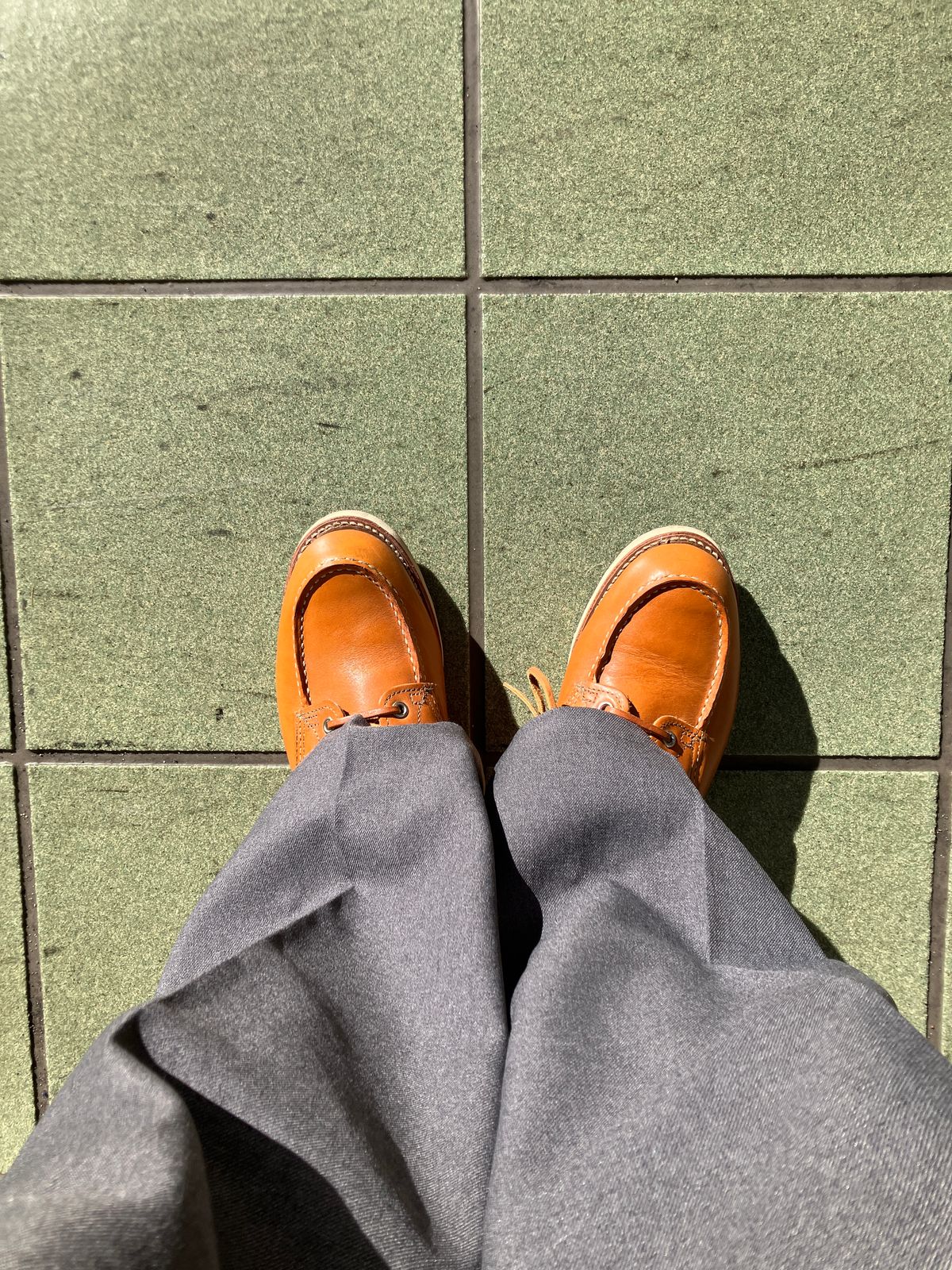 Photo by maru on February 5, 2025 of the Red Wing 6-Inch Classic Moc in S.B. Foot Sequoia Gold Russet.