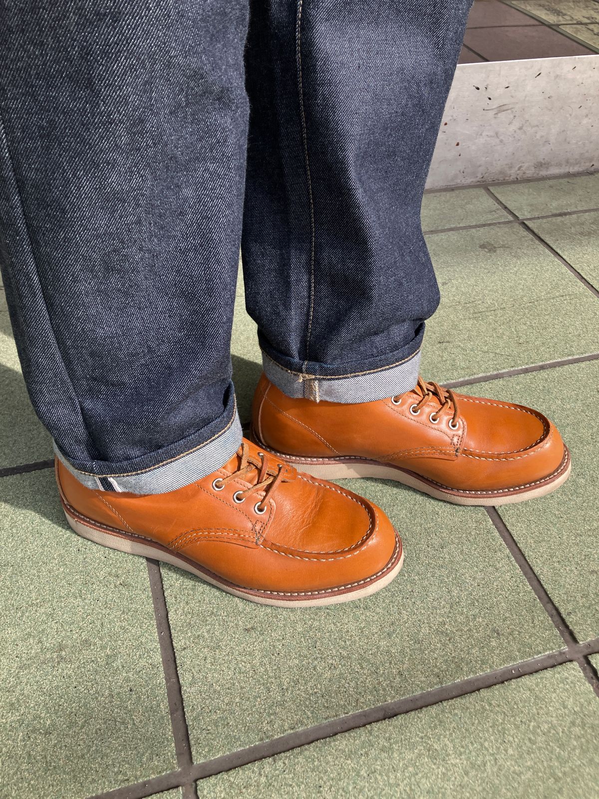 Photo by maru on March 14, 2025 of the Red Wing 6-Inch Classic Moc in S.B. Foot Sequoia Gold Russet.
