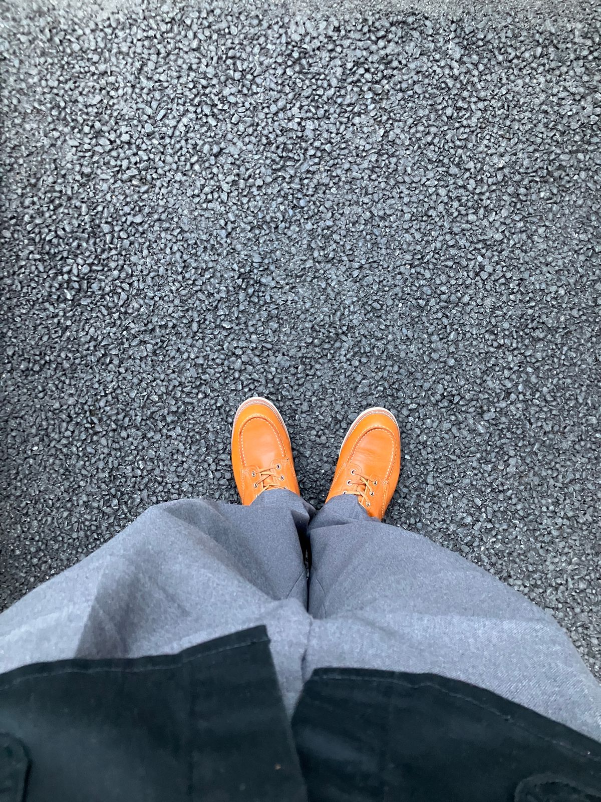 Photo by maru on March 2, 2025 of the Red Wing 6-Inch Classic Moc in S.B. Foot Sequoia Gold Russet.