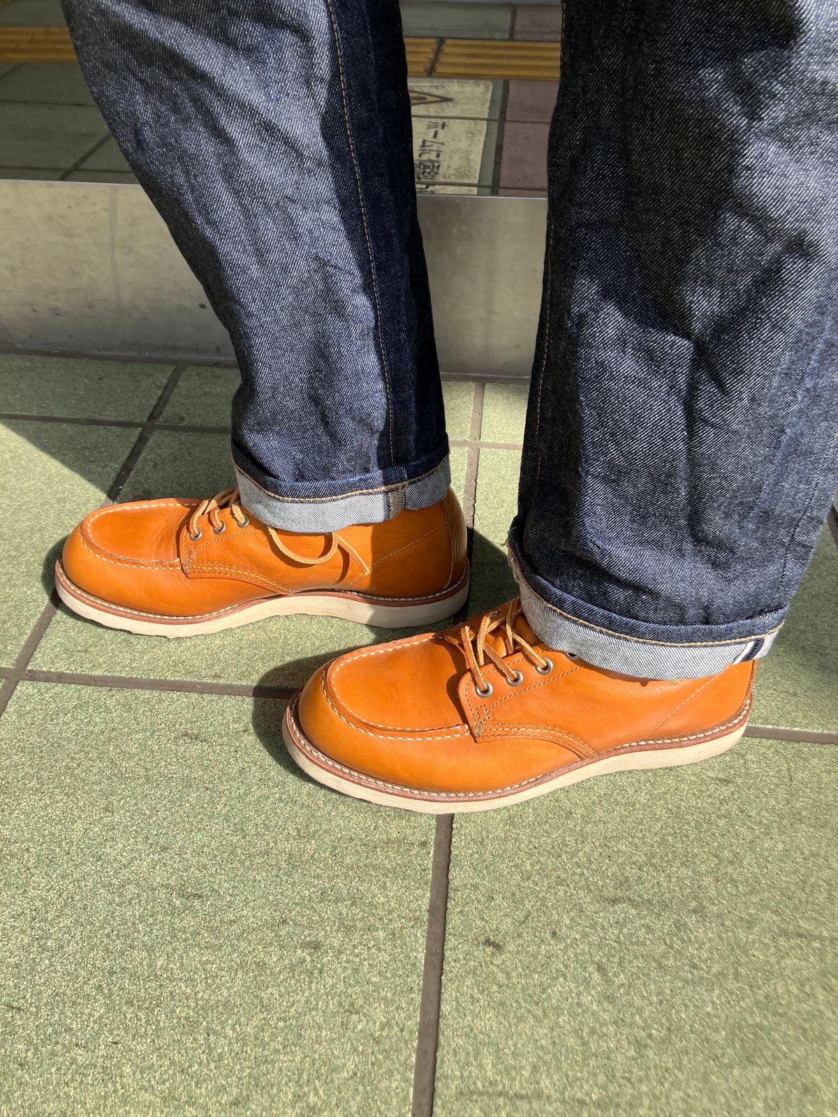 Photo by maru on March 25, 2025 of the Red Wing 6-Inch Classic Moc in S.B. Foot Sequoia Gold Russet.