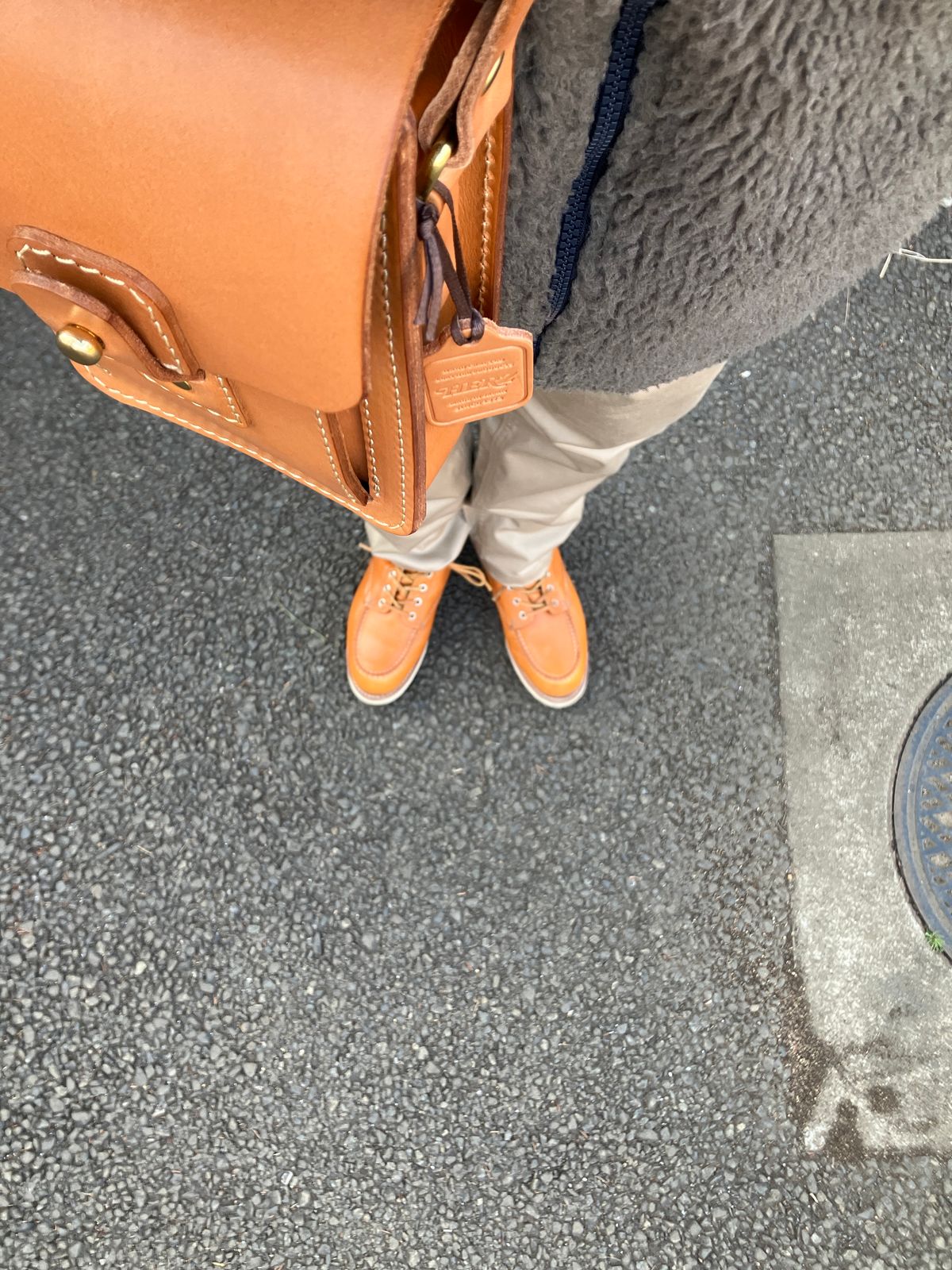 Photo by maru on March 20, 2025 of the Red Wing 6-Inch Classic Moc in S.B. Foot Sequoia Gold Russet.