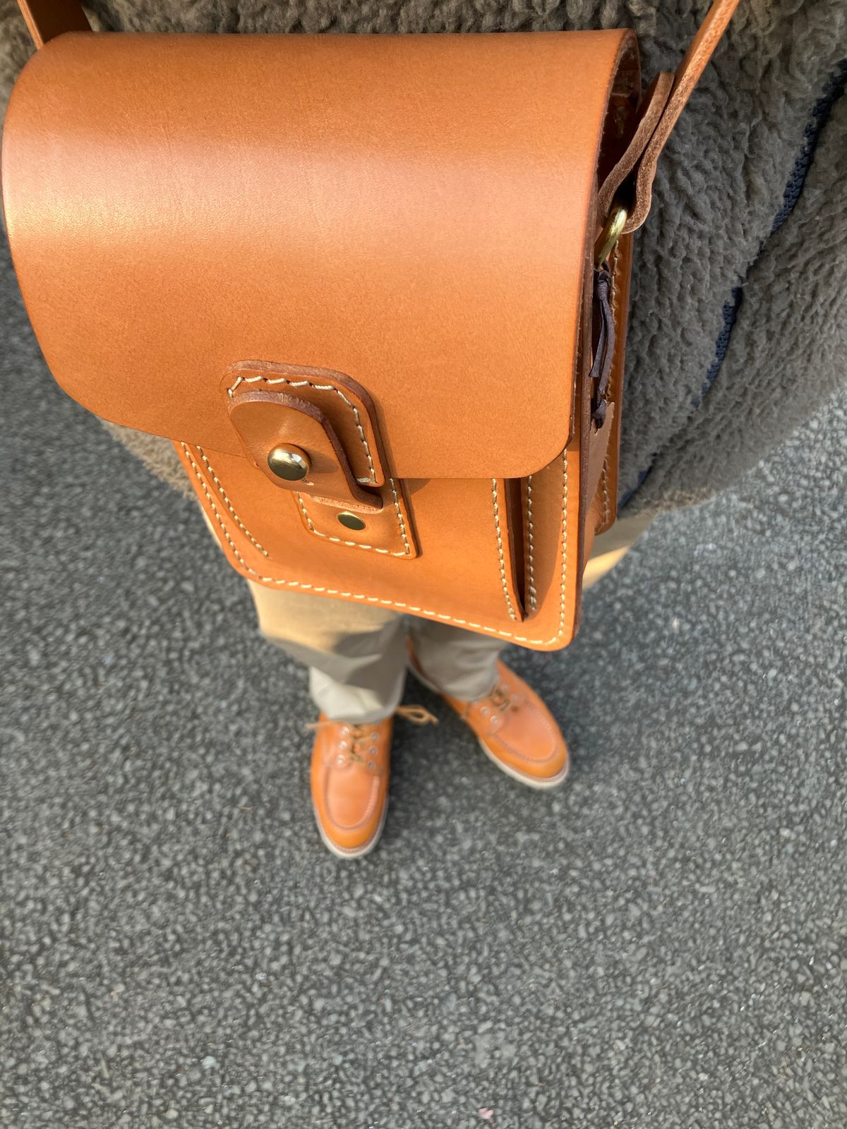 Photo by maru on March 20, 2025 of the Red Wing 6-Inch Classic Moc in S.B. Foot Sequoia Gold Russet.