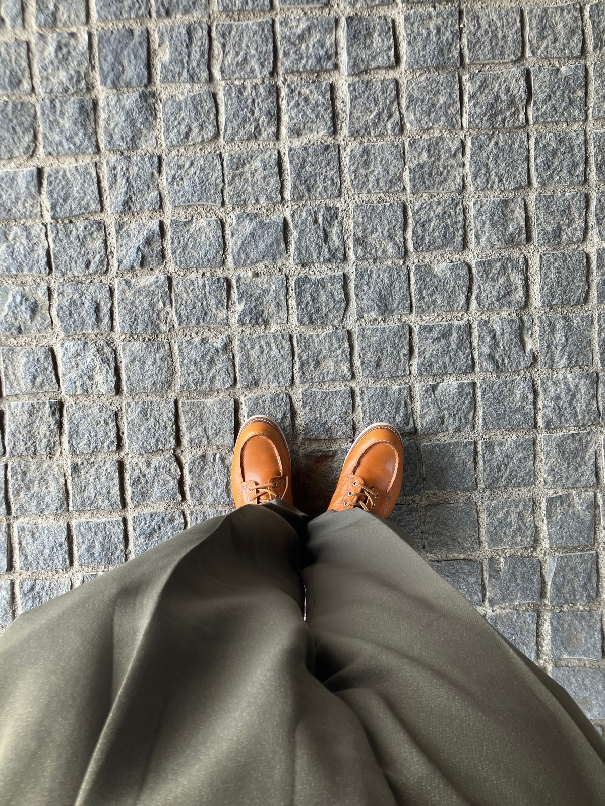 Photo by maru on April 8, 2025 of the Red Wing 6-Inch Classic Moc in S.B. Foot Sequoia Gold Russet.