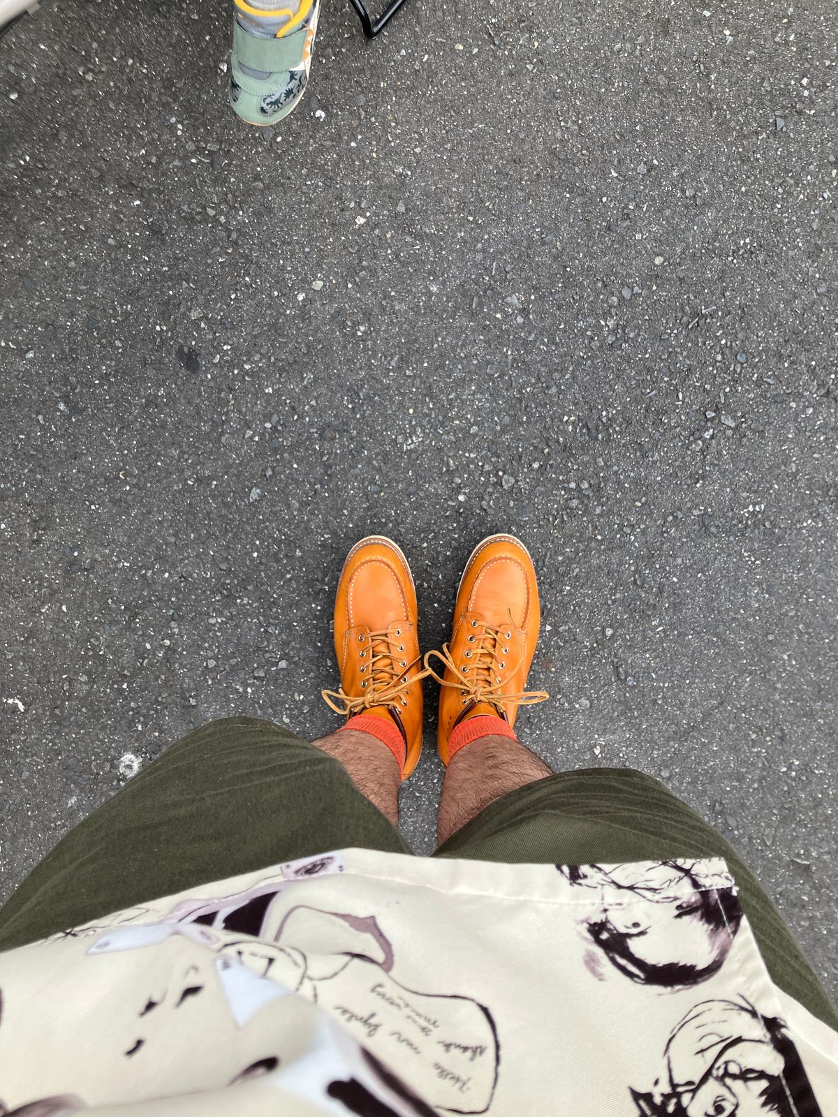 Photo by maru on July 6, 2025 of the Red Wing 6-Inch Classic Moc in S.B. Foot Sequoia Gold Russet.
