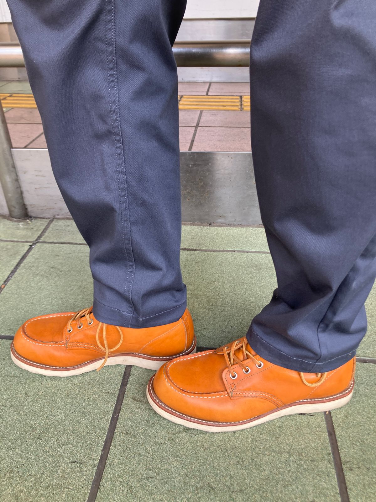 Photo by maru on July 28, 2025 of the Red Wing 6-Inch Classic Moc in S.B. Foot Sequoia Gold Russet.