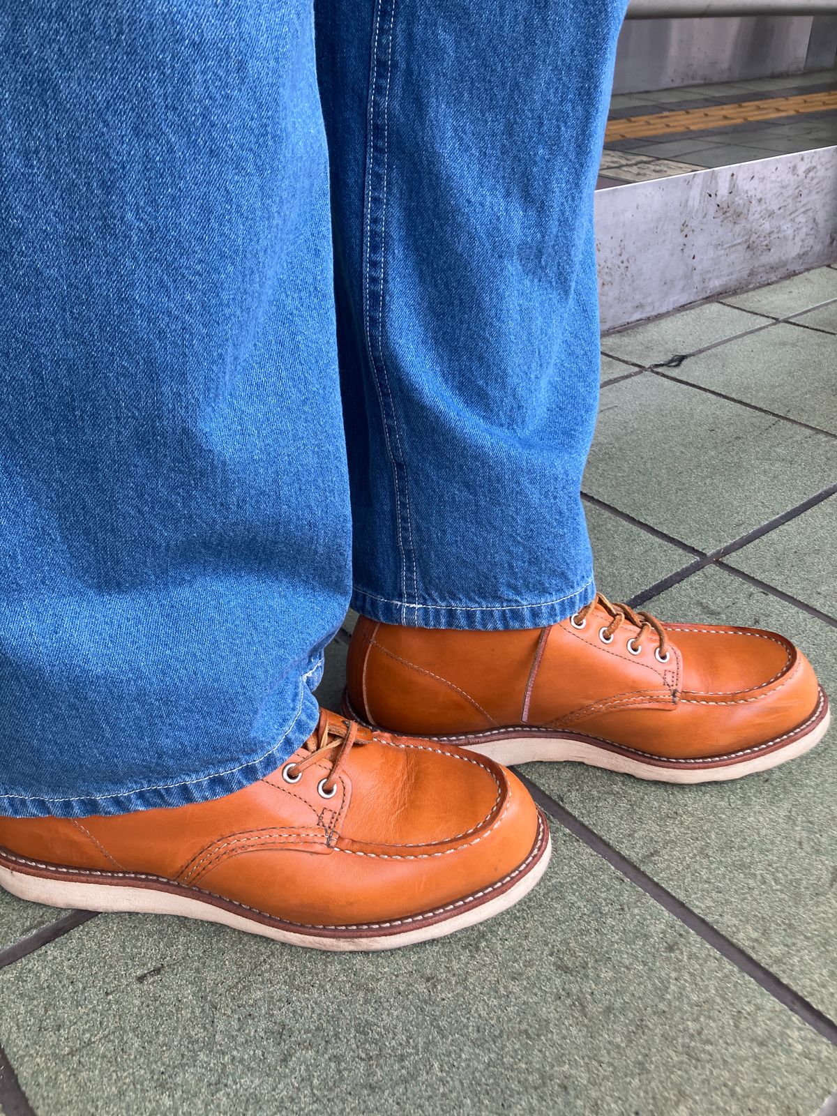 Photo by maru on August 7, 2025 of the Red Wing 6-Inch Classic Moc in S.B. Foot Sequoia Gold Russet.