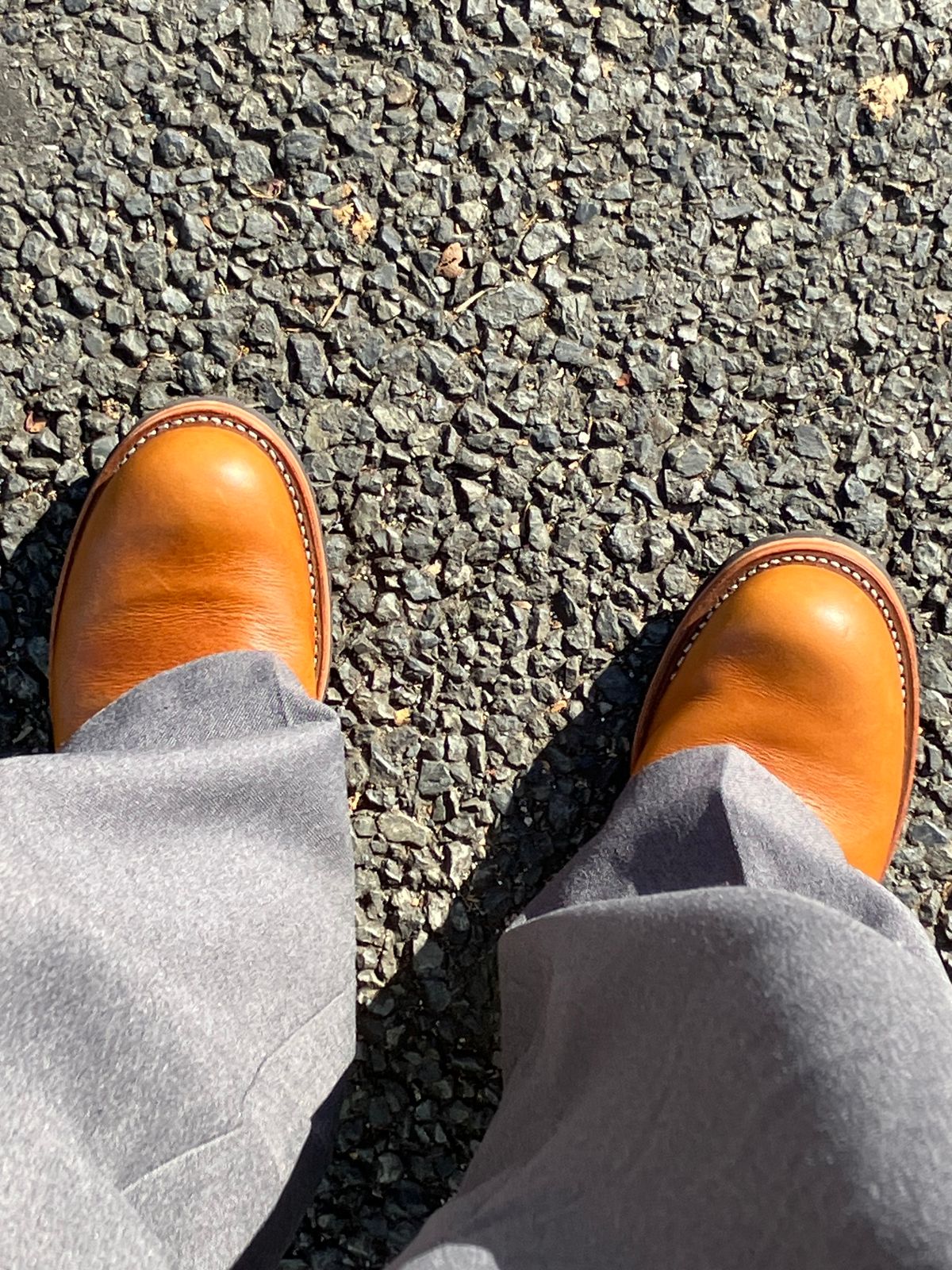 Photo by maru on December 3, 2024 of the Red Wing Beckman in S.B. Foot Chestnut Featherstone.