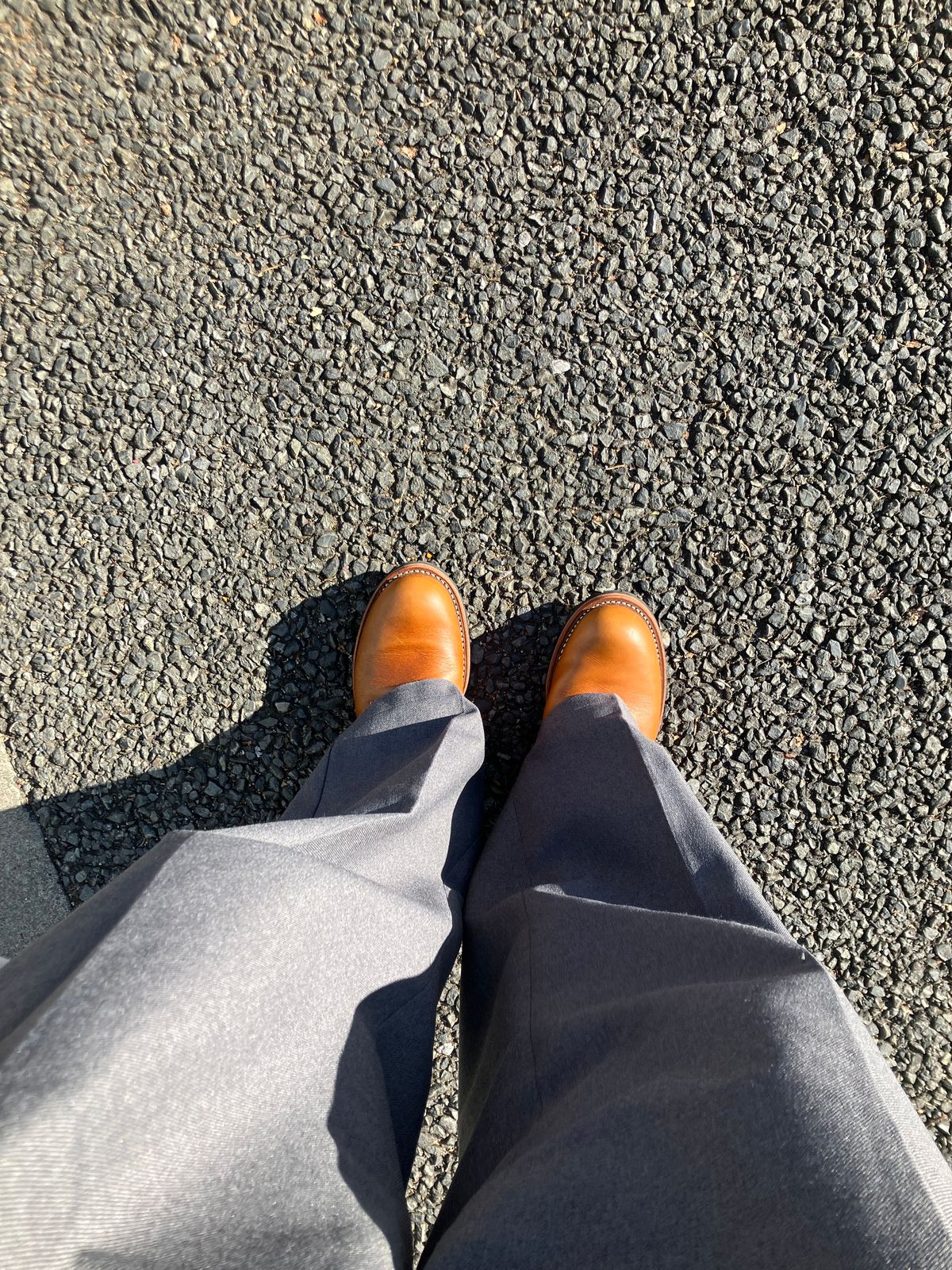 Photo by maru on December 3, 2024 of the Red Wing Beckman in S.B. Foot Chestnut Featherstone.