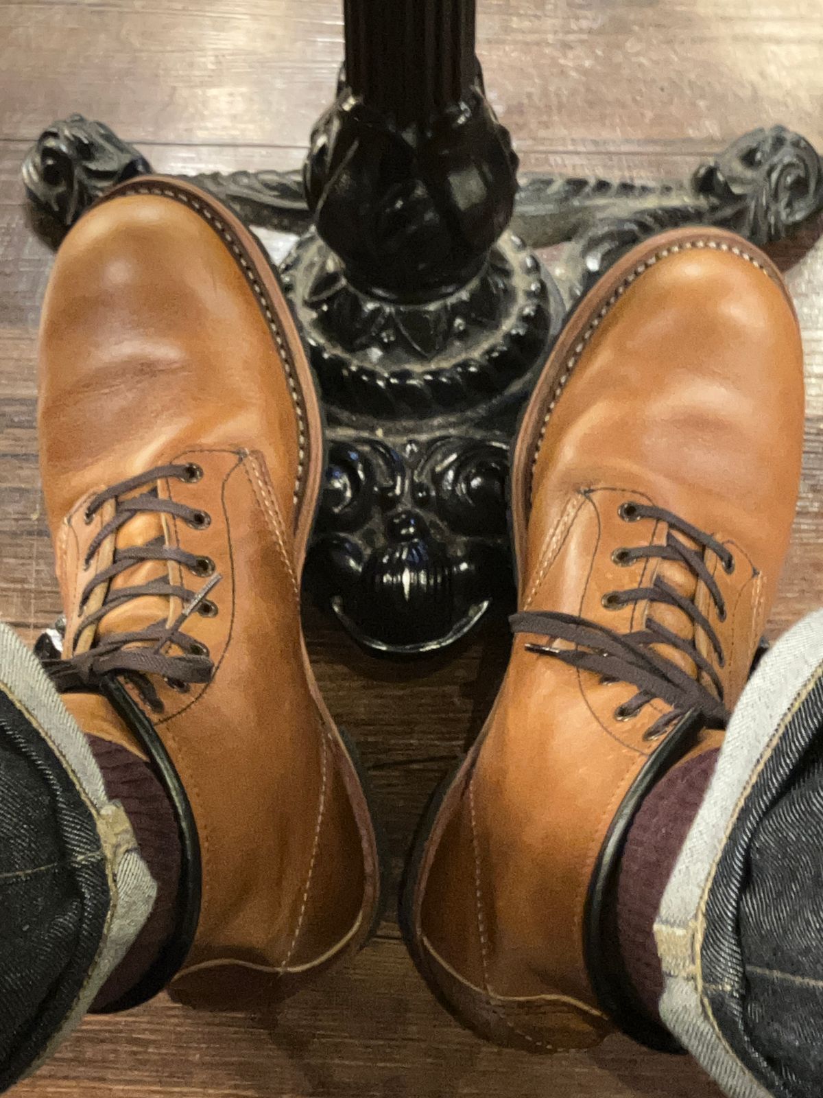 Photo by maru on December 26, 2024 of the Red Wing Beckman in S.B. Foot Chestnut Featherstone.