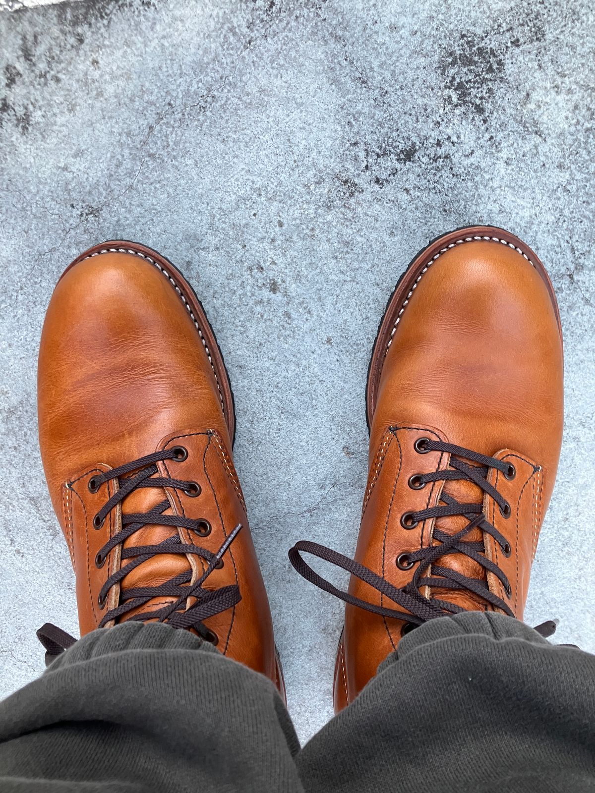 Photo by maru on January 13, 2025 of the Red Wing Beckman in S.B. Foot Chestnut Featherstone.