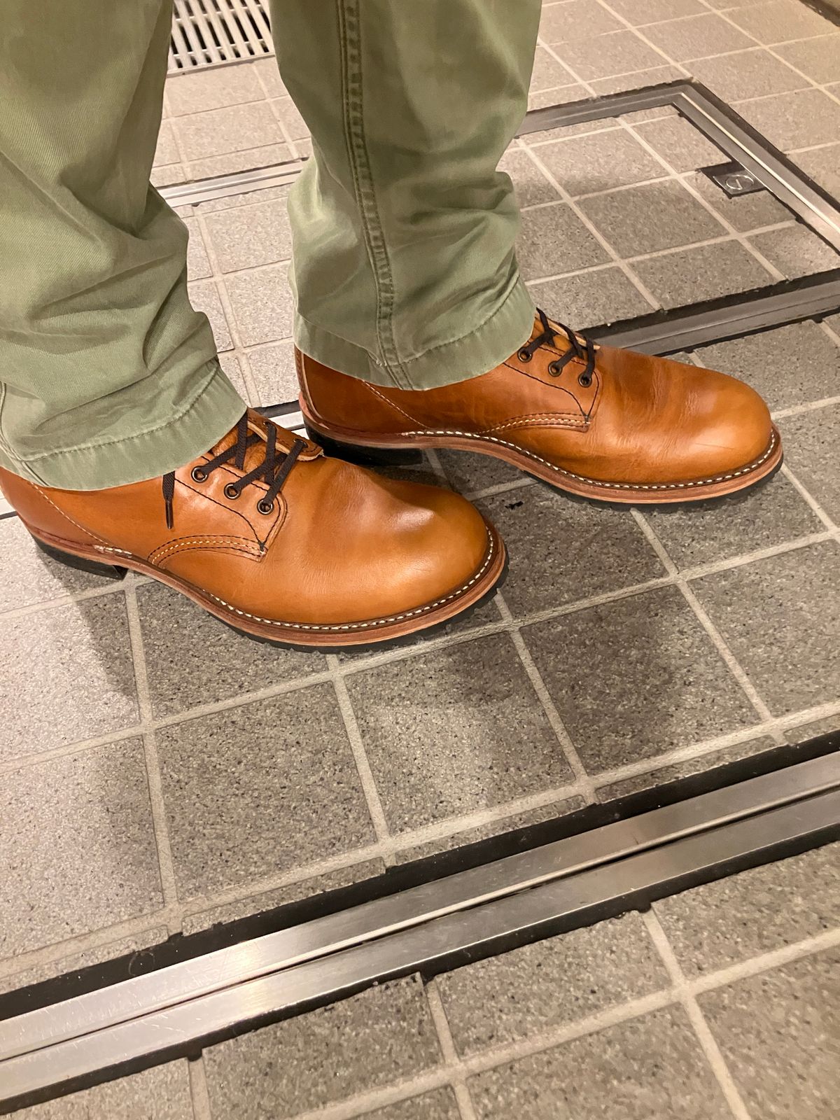 Photo by maru on January 16, 2025 of the Red Wing Beckman in S.B. Foot Chestnut Featherstone.