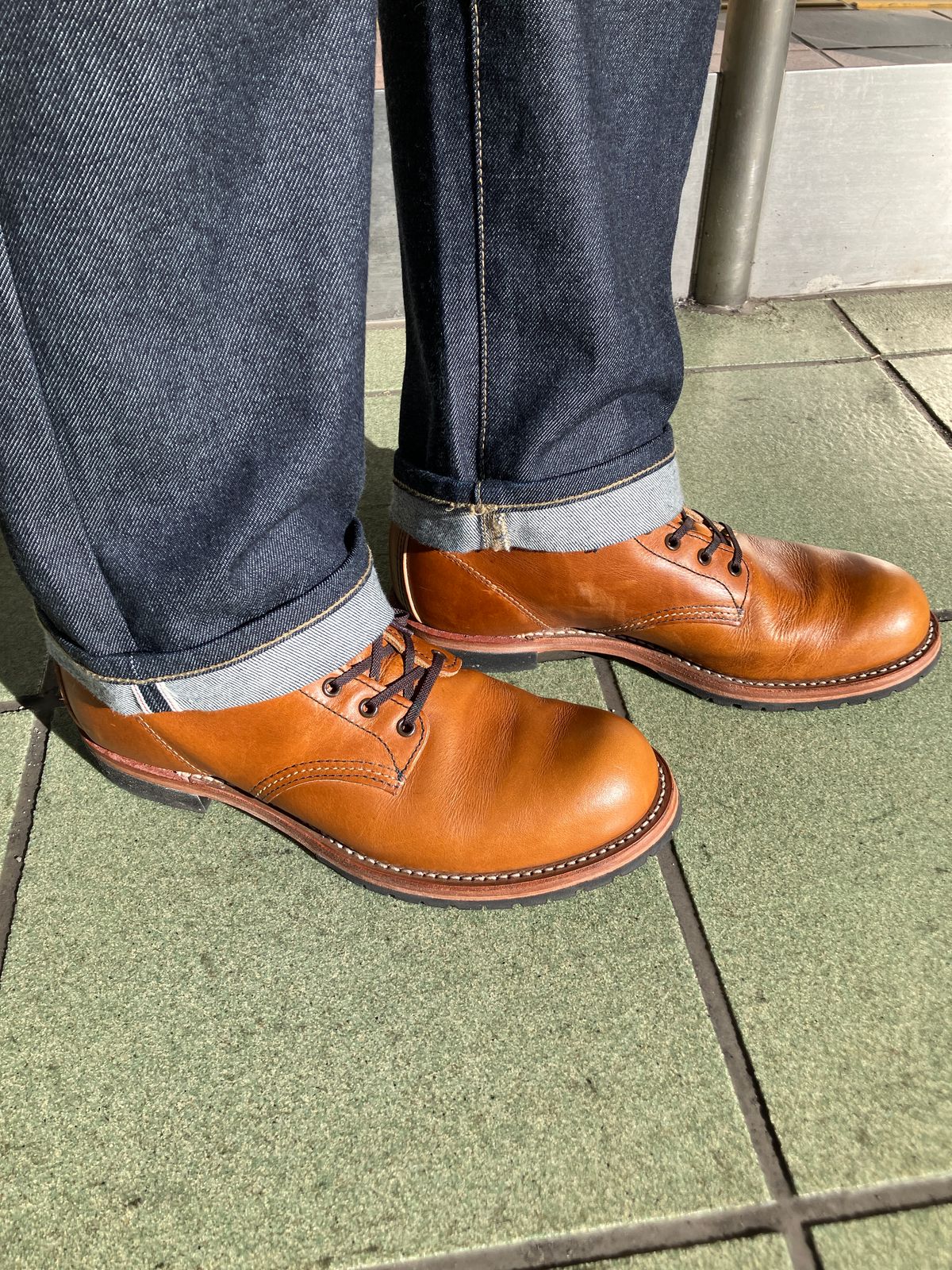 Photo by maru on February 4, 2025 of the Red Wing Beckman in S.B. Foot Chestnut Featherstone.