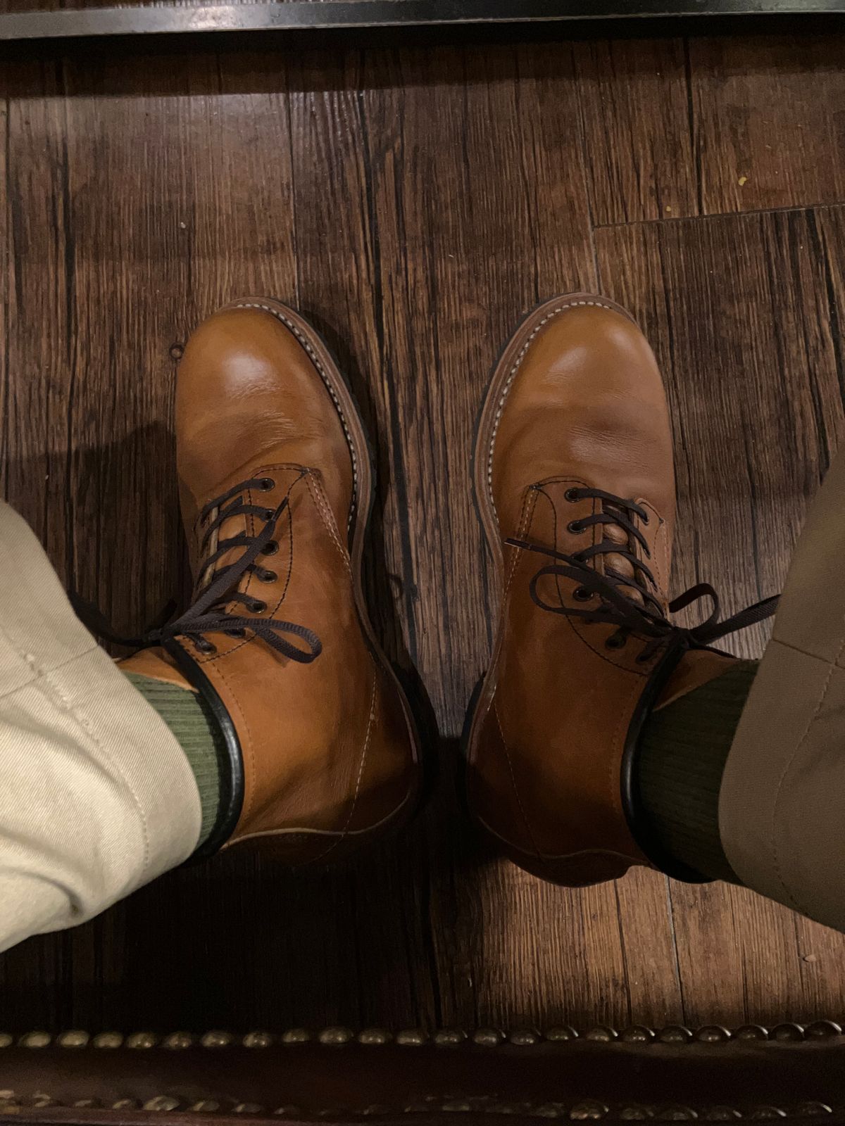 Photo by maru on February 10, 2025 of the Red Wing Beckman in S.B. Foot Chestnut Featherstone.