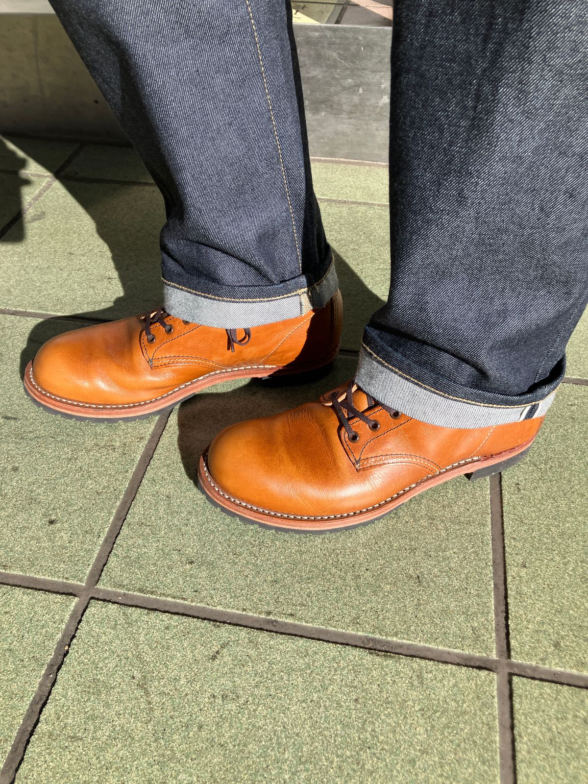 Photo by maru on February 4, 2025 of the Red Wing Beckman in S.B. Foot Chestnut Featherstone.