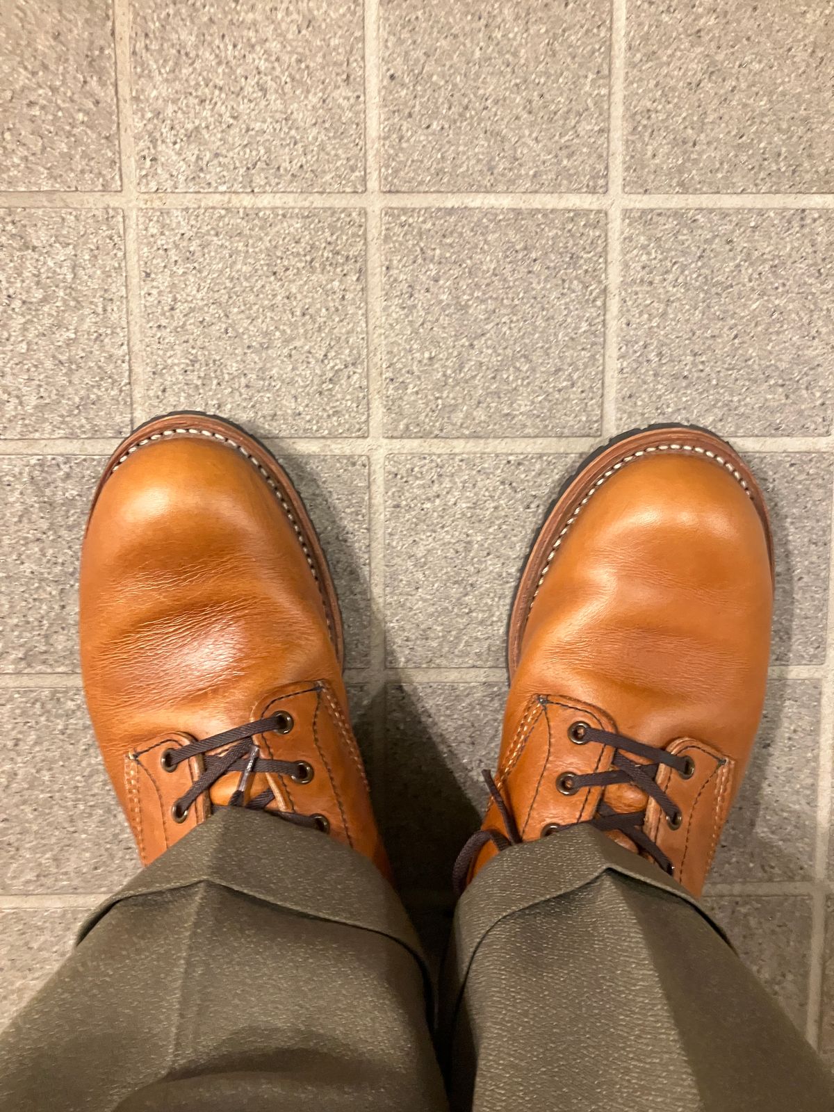 Photo by maru on February 20, 2025 of the Red Wing Beckman in S.B. Foot Chestnut Featherstone.
