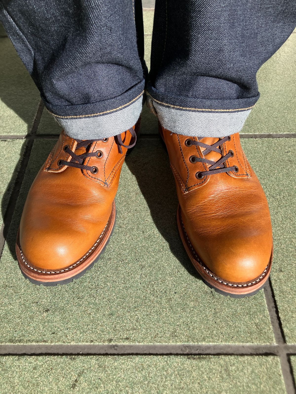 Photo by maru on February 4, 2025 of the Red Wing Beckman in S.B. Foot Chestnut Featherstone.
