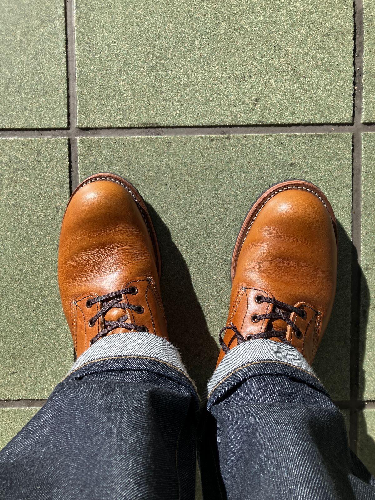 Photo by maru on February 4, 2025 of the Red Wing Beckman in S.B. Foot Chestnut Featherstone.