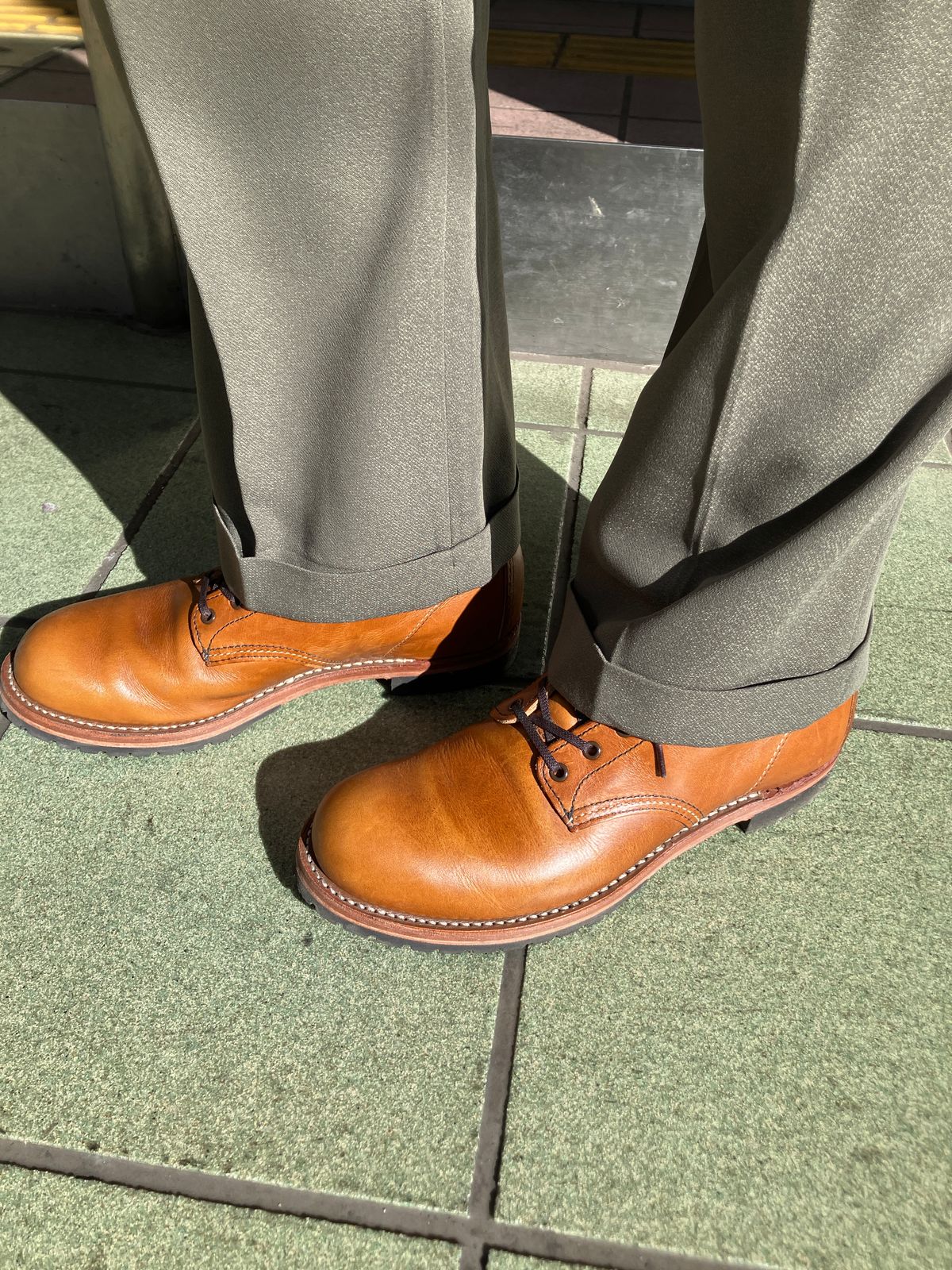 Photo by maru on February 26, 2025 of the Red Wing Beckman in S.B. Foot Chestnut Featherstone.