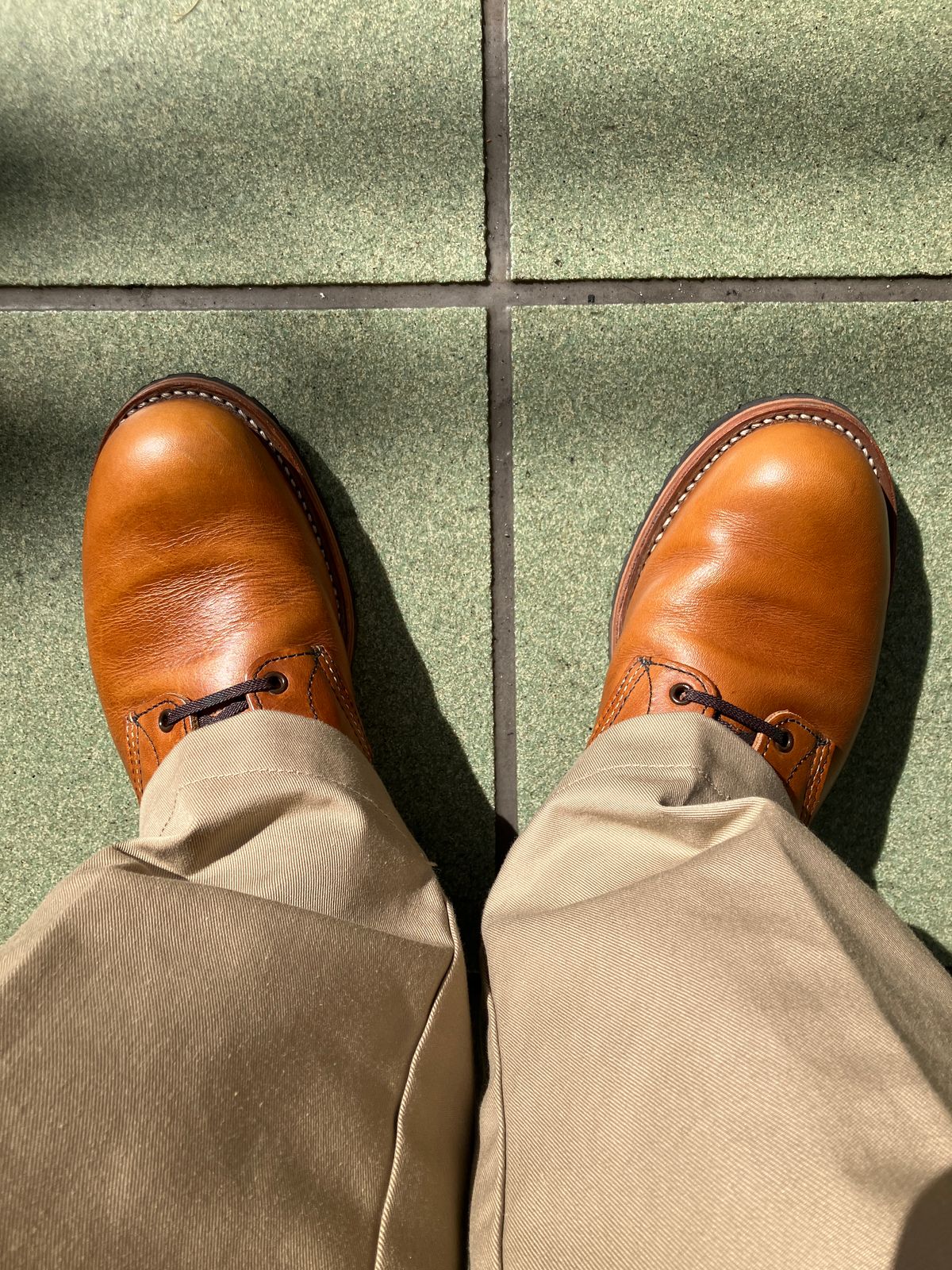 Photo by maru on March 13, 2025 of the Red Wing Beckman in S.B. Foot Chestnut Featherstone.