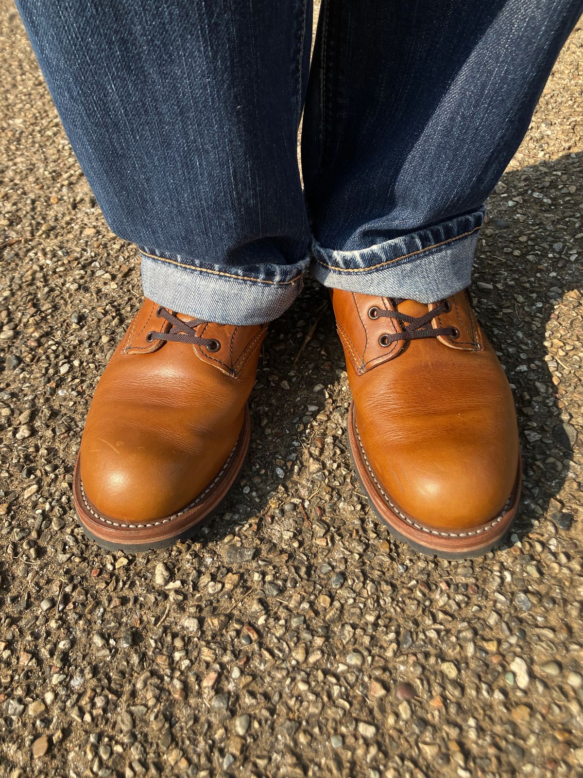 Photo by maru on March 23, 2025 of the Red Wing Beckman in S.B. Foot Chestnut Featherstone.
