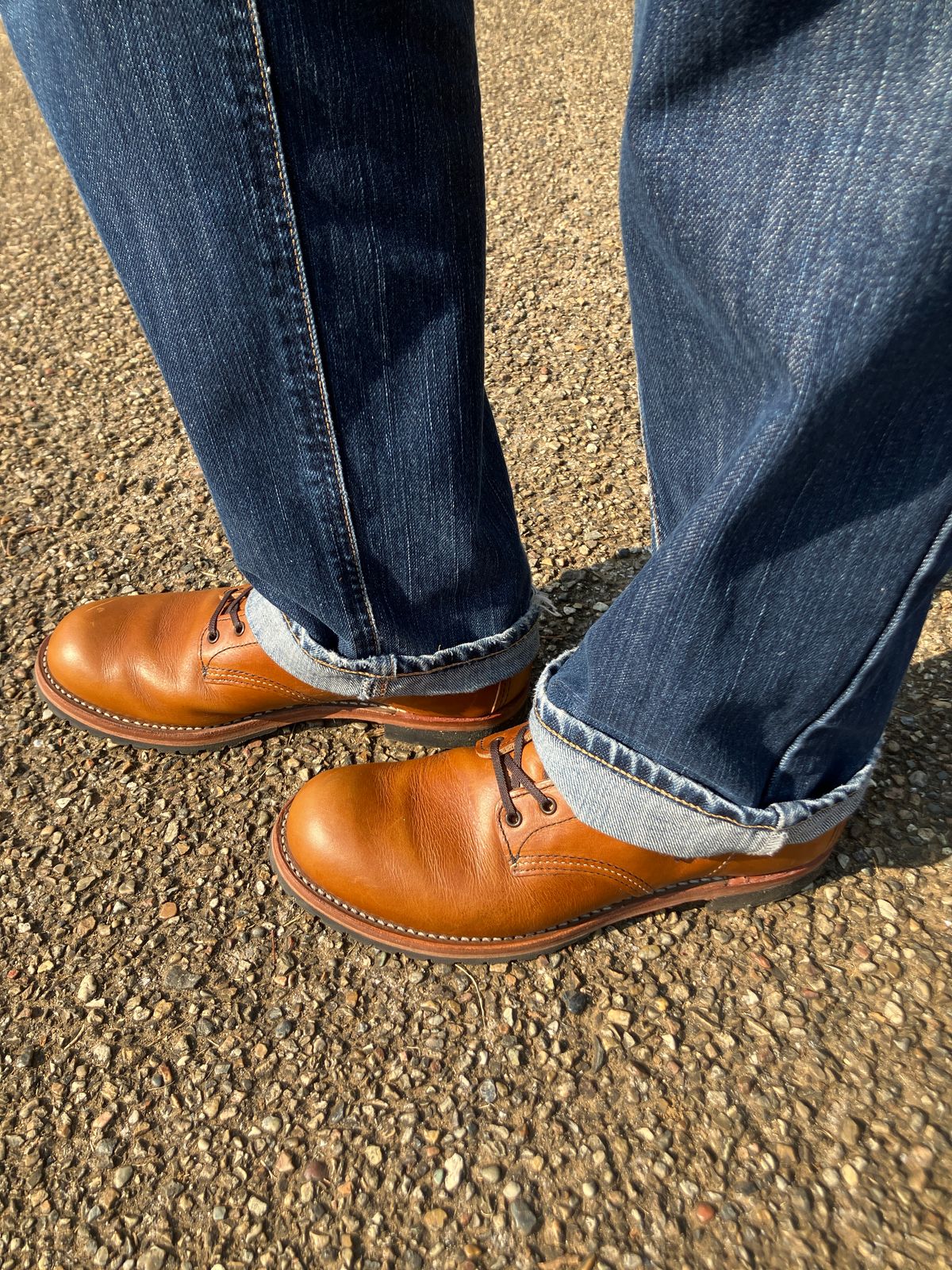 Photo by maru on March 23, 2025 of the Red Wing Beckman in S.B. Foot Chestnut Featherstone.