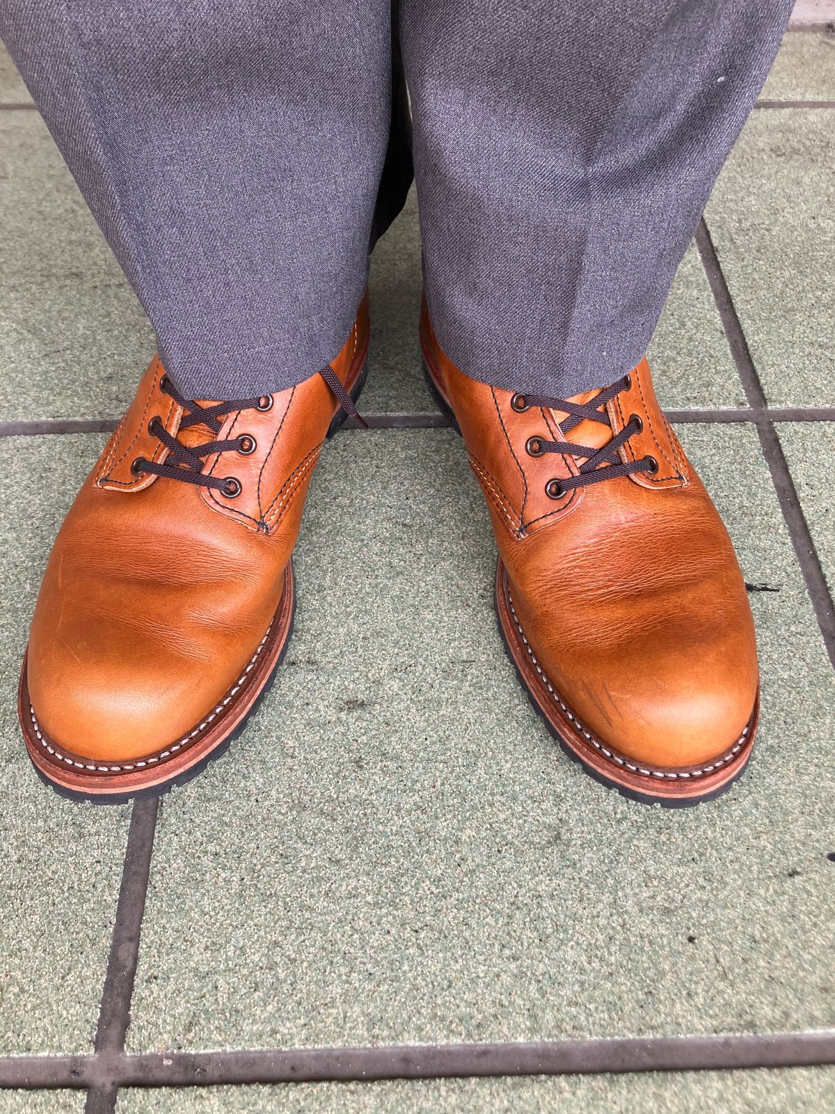 Photo by maru on April 22, 2025 of the Red Wing Beckman in S.B. Foot Chestnut Featherstone.