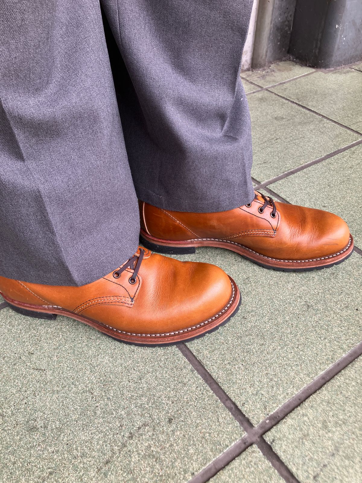 Photo by maru on April 22, 2025 of the Red Wing Beckman in S.B. Foot Chestnut Featherstone.
