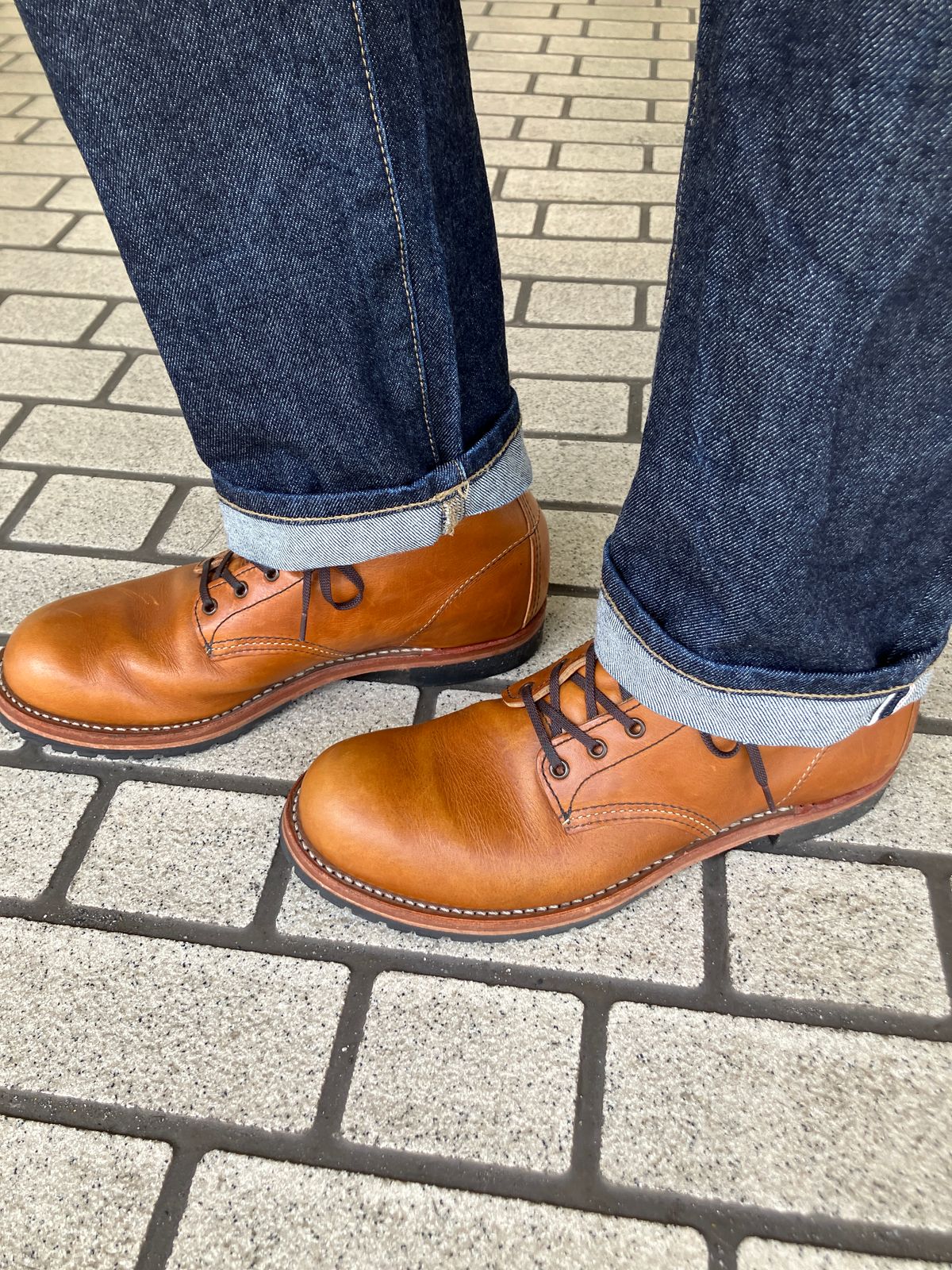 Photo by maru on May 11, 2025 of the Red Wing Beckman in S.B. Foot Chestnut Featherstone.