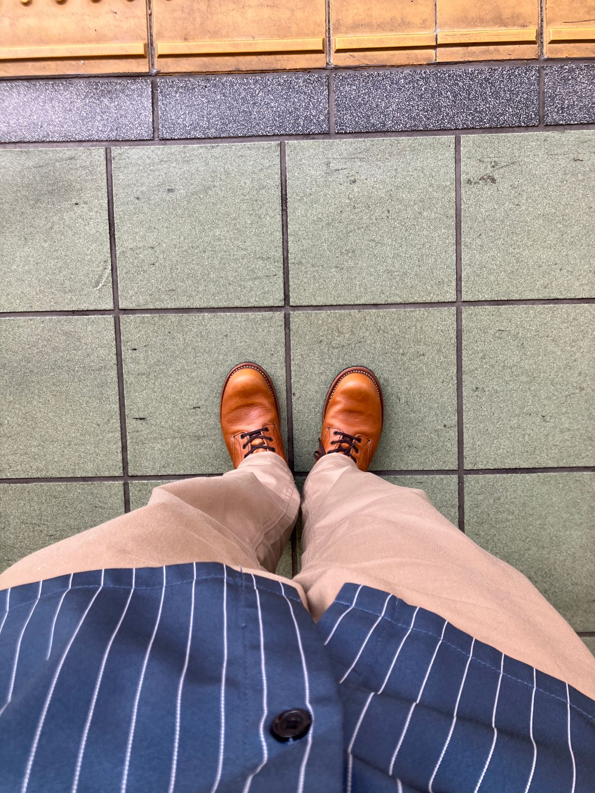 Photo by maru on May 8, 2025 of the Red Wing Beckman in S.B. Foot Chestnut Featherstone.