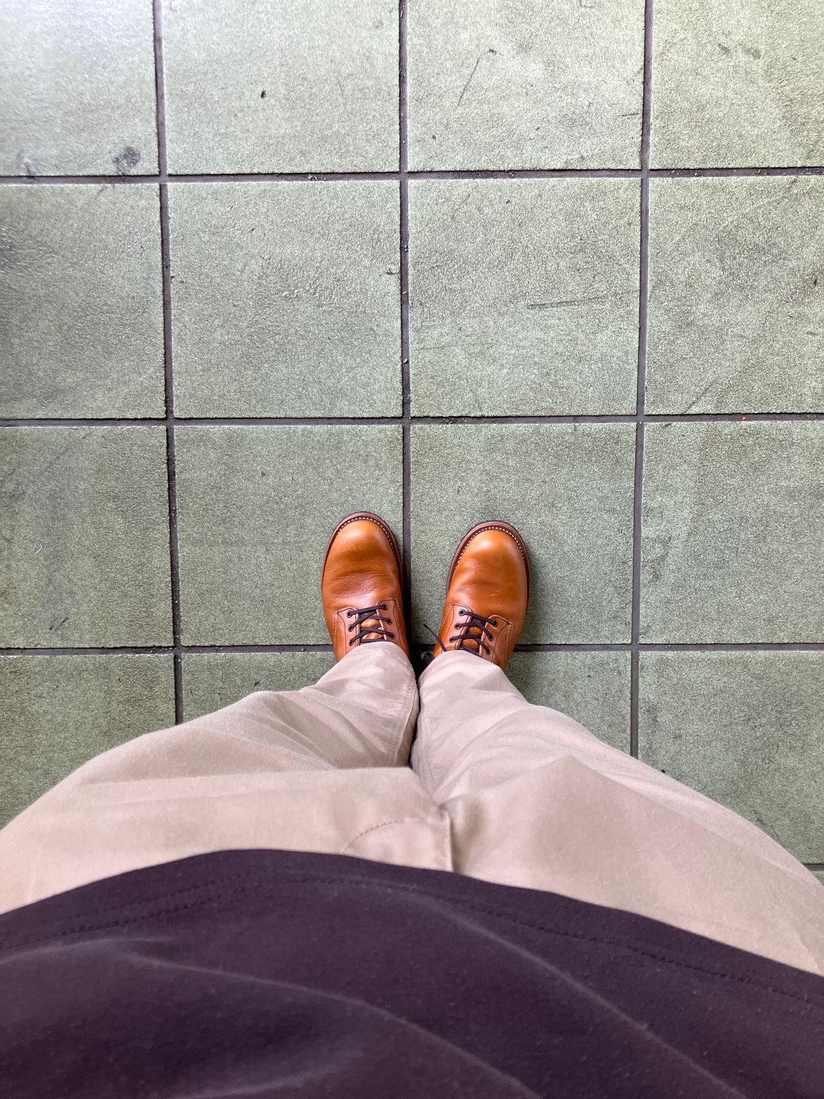 Photo by maru on May 26, 2025 of the Red Wing Beckman in S.B. Foot Chestnut Featherstone.